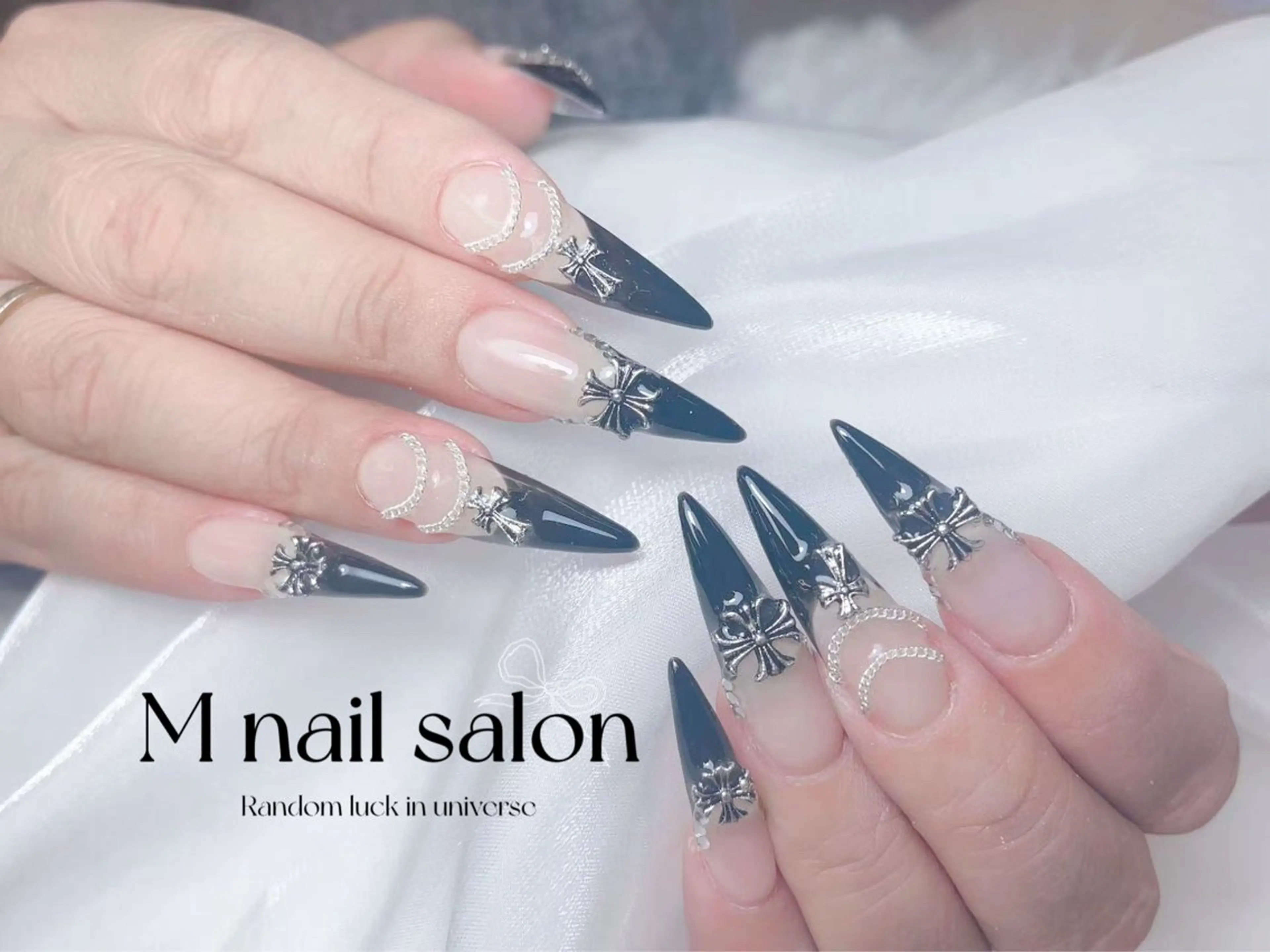 ネイル ハンドネイル M🌷nail 長さだし専門店のネイルデザイン
