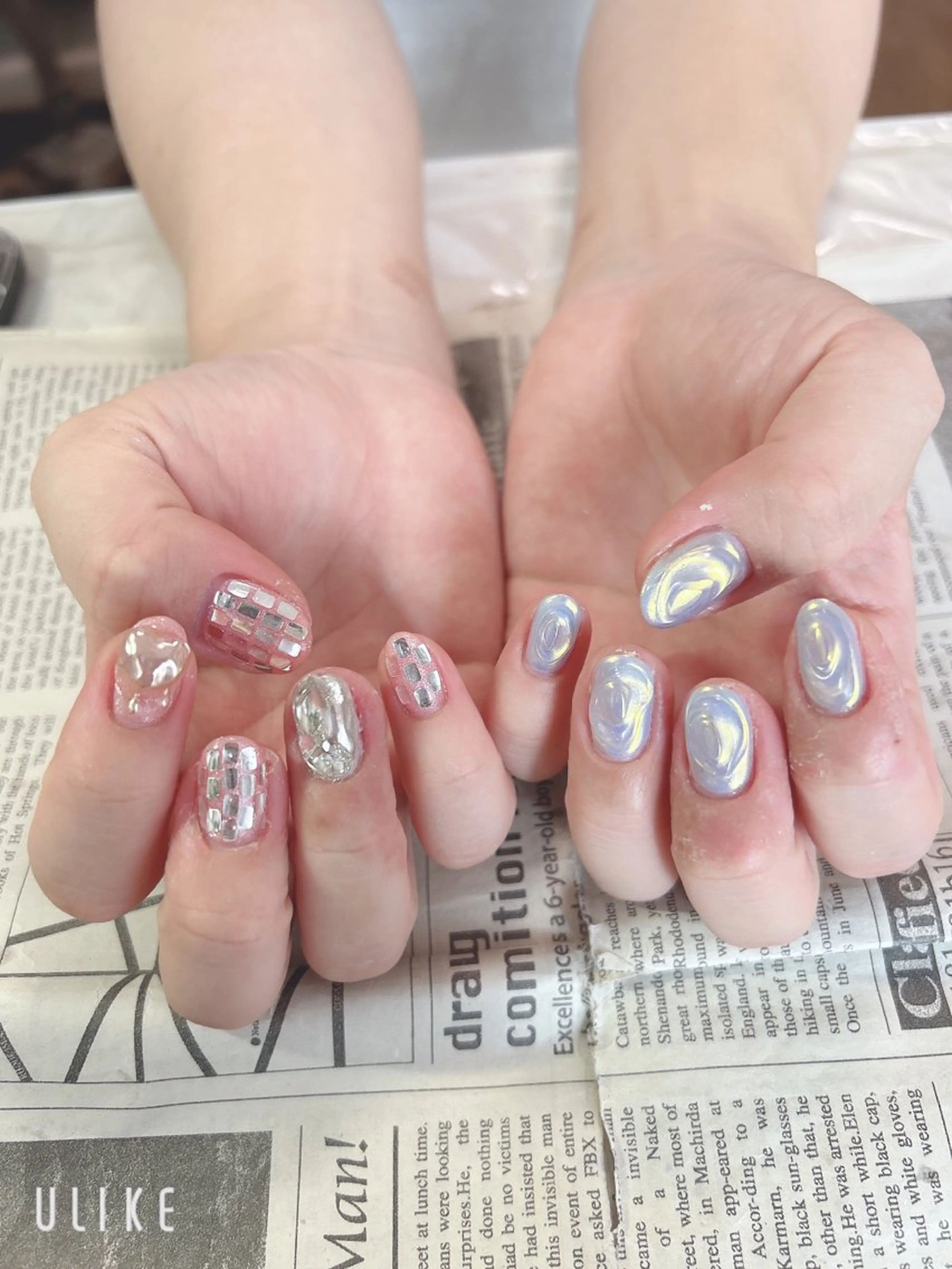 ネイル ぷっくりネイル ハンドネイル ハンドケア 森山 舞のネイルデザイン