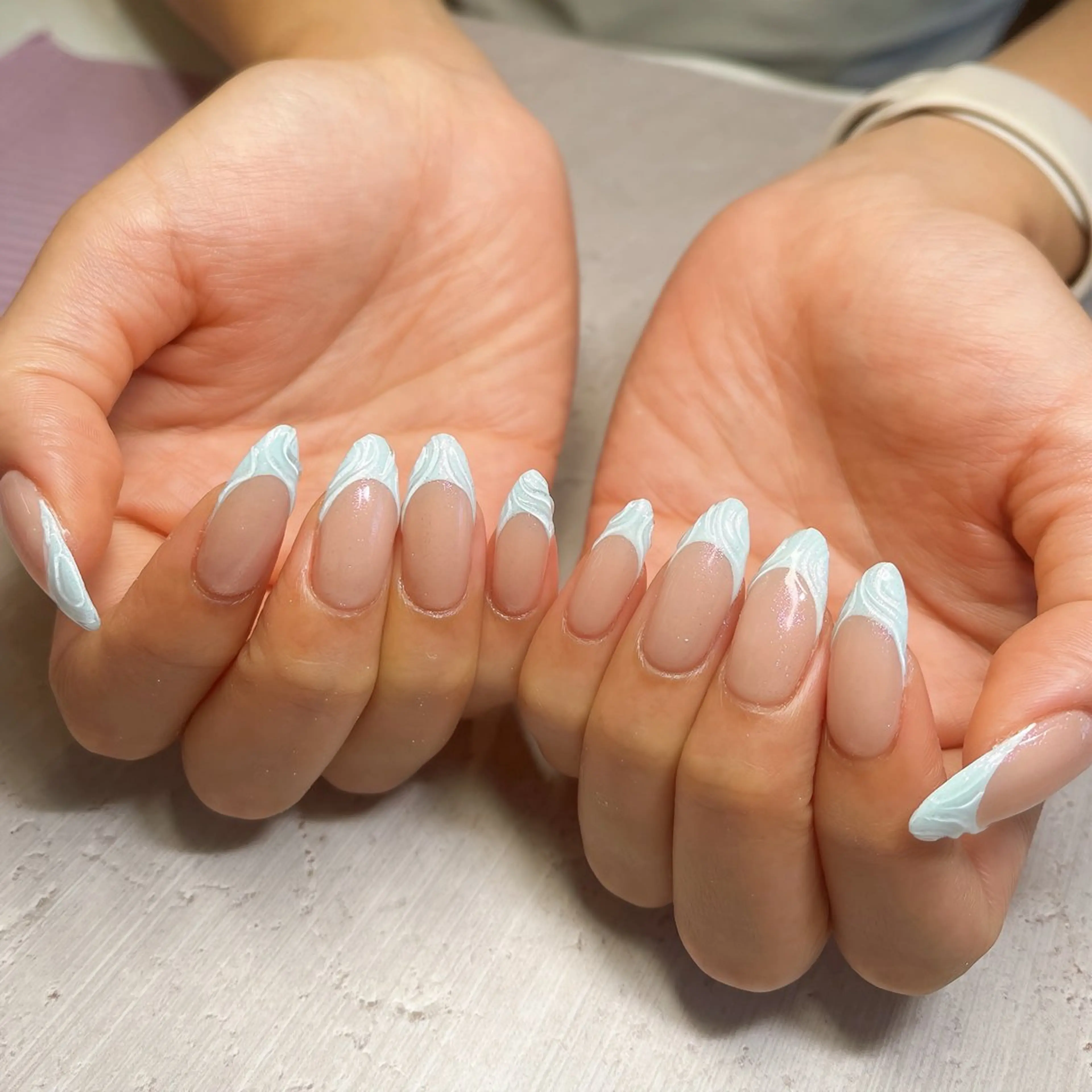 ネイル フレンチネイル 持ち込み ワンカラーネイル シンプルネイル 吉田  （ネイリスト）のネイルデザイン