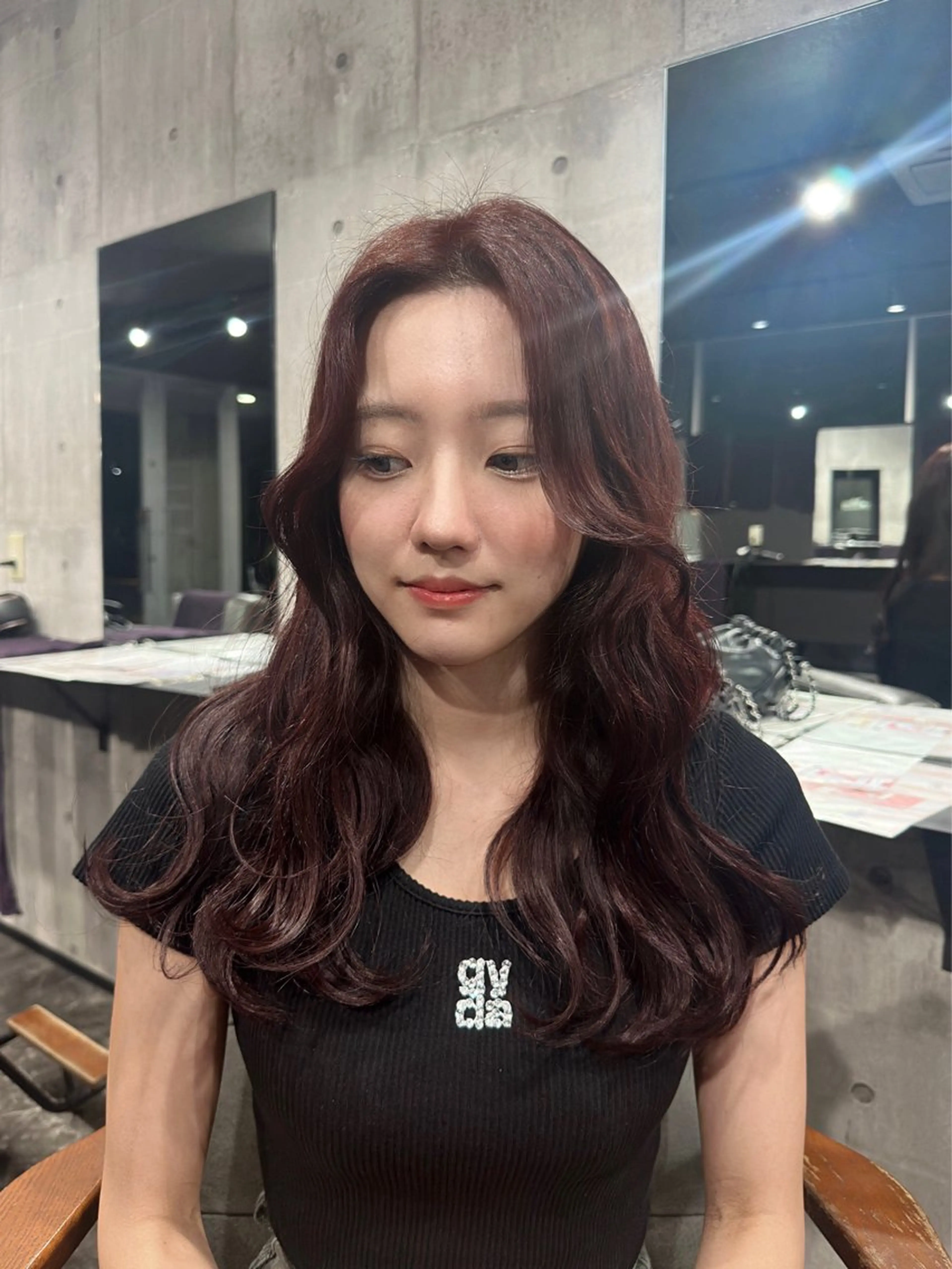 ロング カラー amy .のヘアスタイル