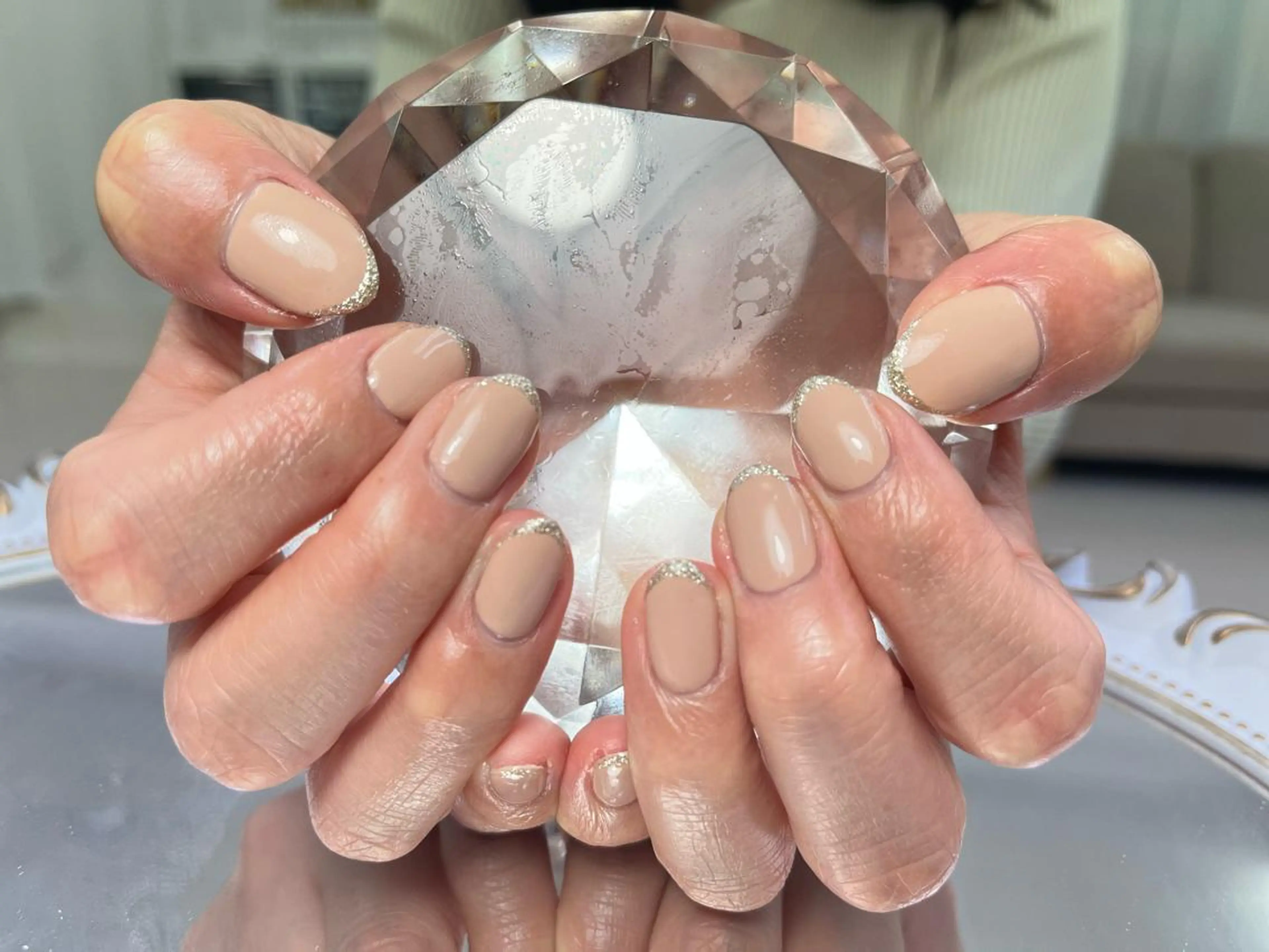 ネイル フレンチネイル ToliyDeliy Nail Salonのネイルデザイン