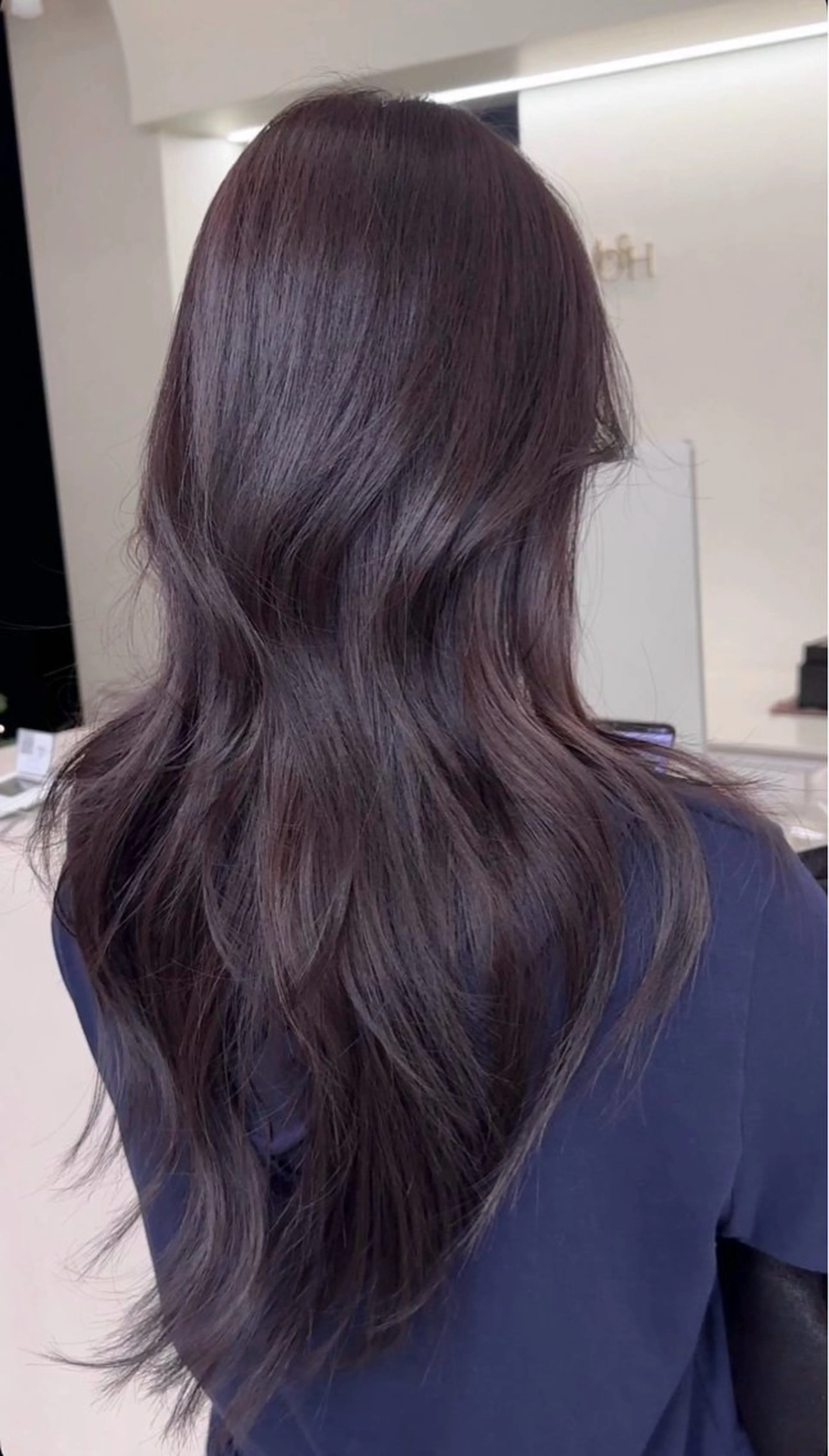 🩶SNS用撮影モデル🩶韓国レイヤーカット+ワンカラー（補足説明確認必須）の写真