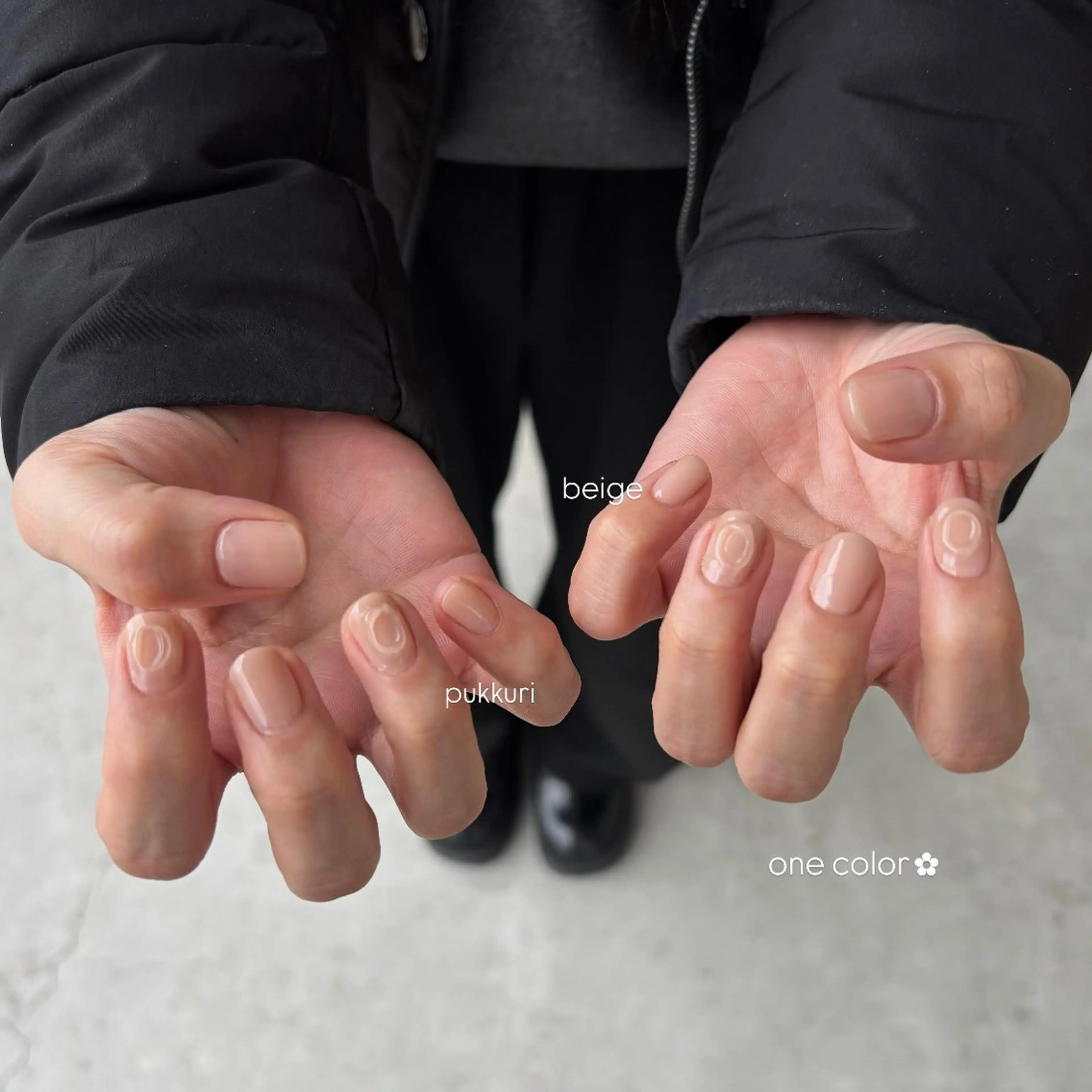 ネイル アートネイル ワンカラーネイル ぷっくりネイル filonnail airiのネイルデザイン