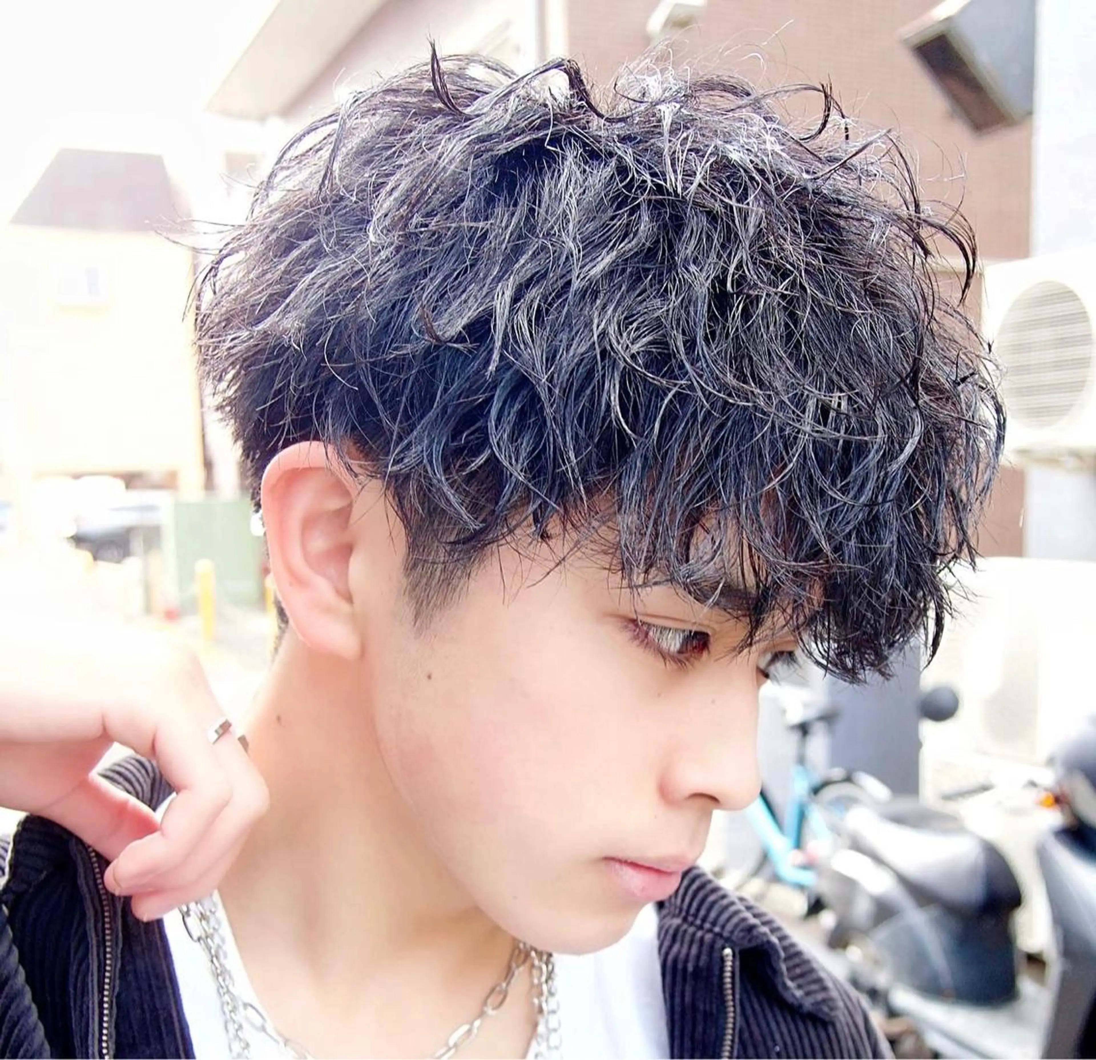 【激安クーポン❗️】骨格似合わせメンズカット+波巻きスパイラル❗️の写真