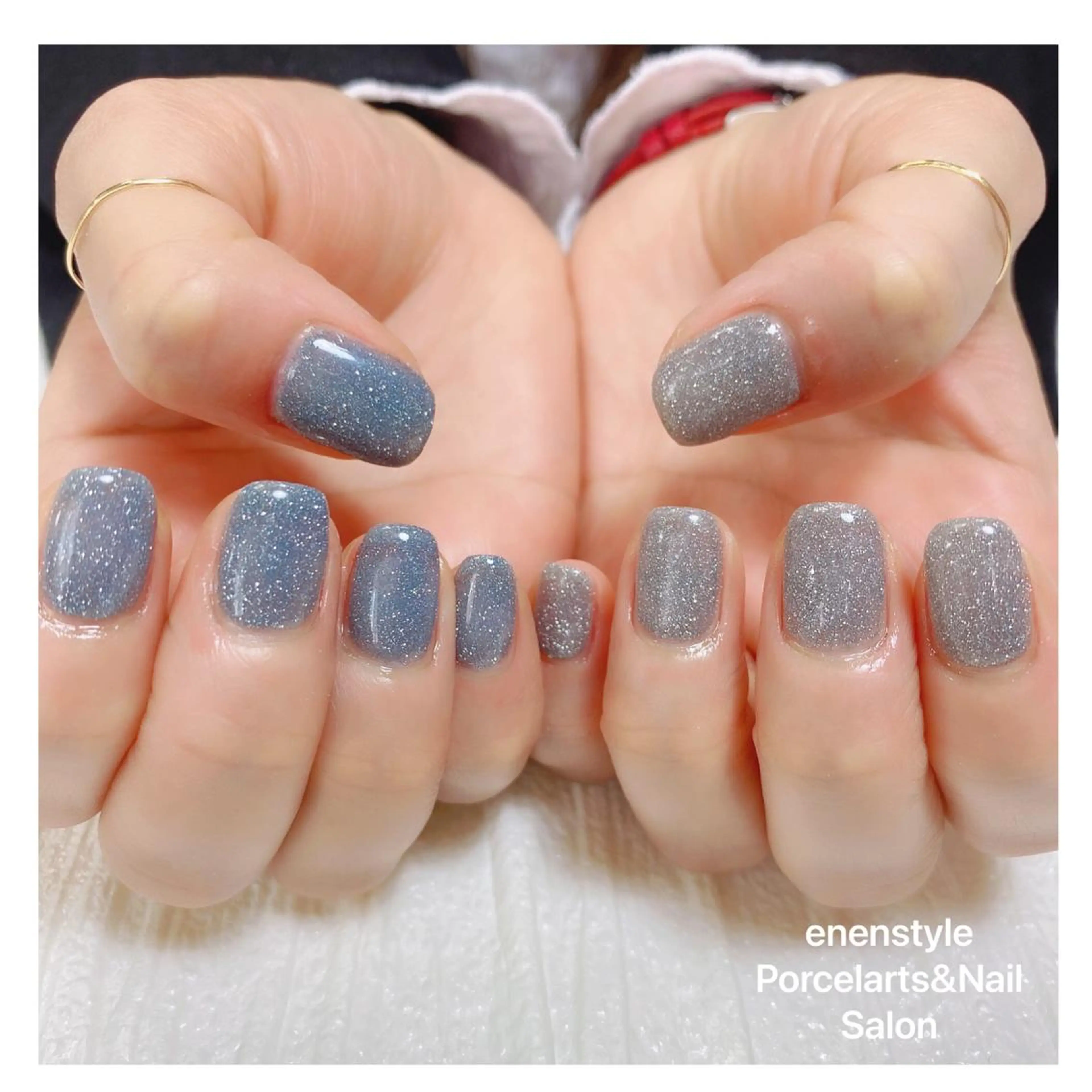 ショート ネイル ハンドネイル 👑enen style👑のネイルデザイン