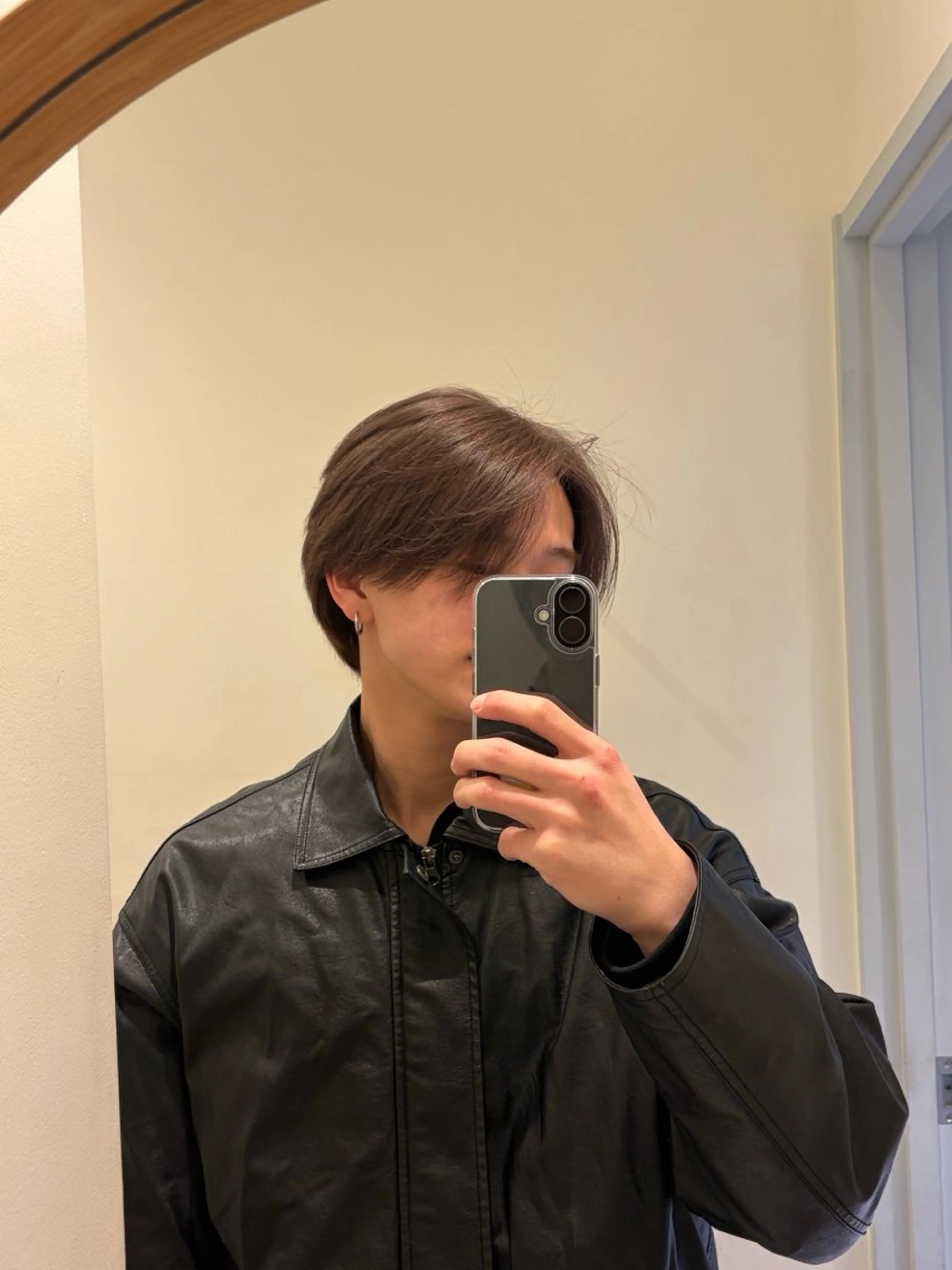 カラー ブリーチ ブラウンカラー 透明感カラー ヘアカラー 大関 星翔のヘアスタイル