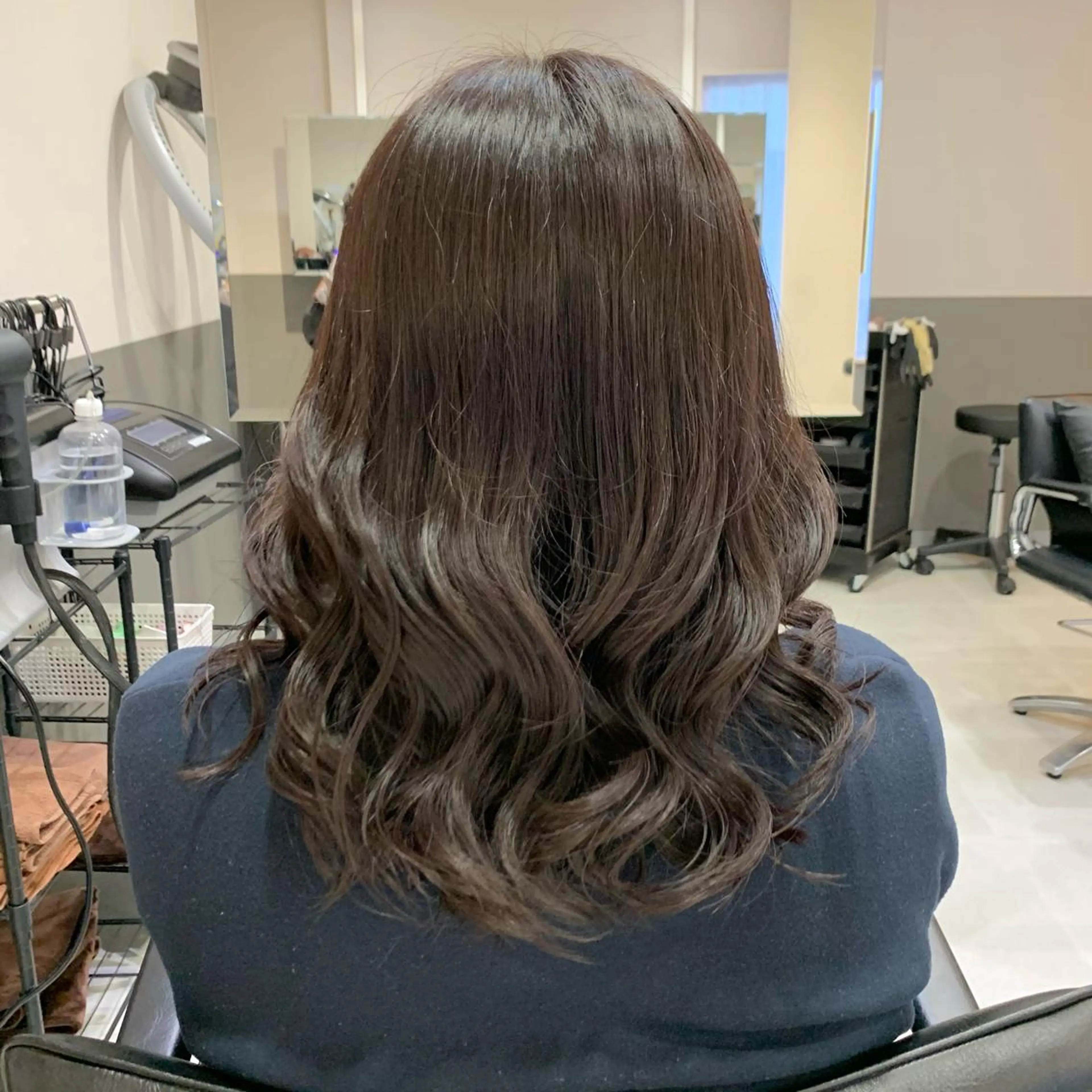 セミロング カラー ブラウンカラー ウサミ/髪質改善 酸性ストレート🌈のヘアスタイル