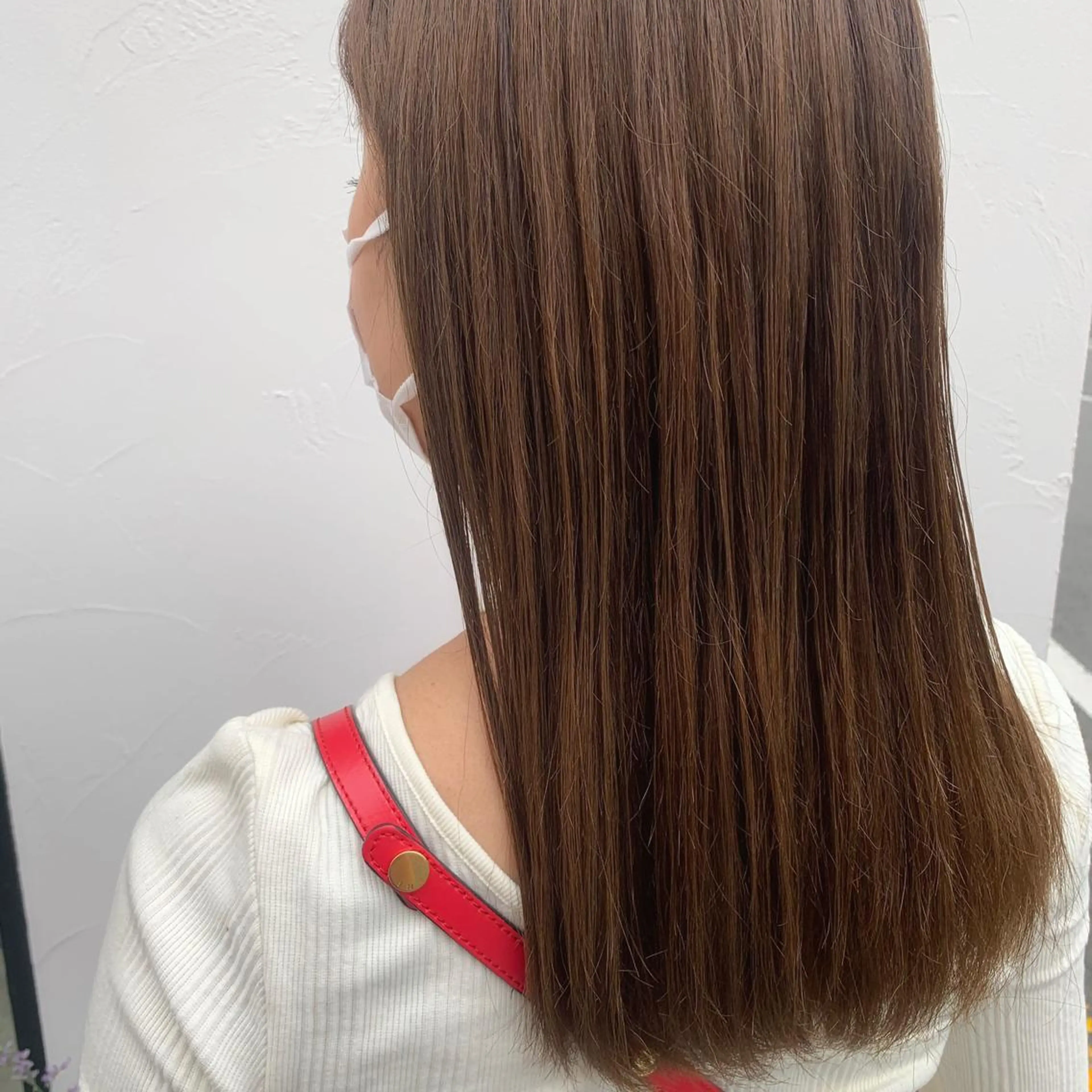 ロング ボブ/美髪矯正 /佐藤　奈巳のヘアスタイル