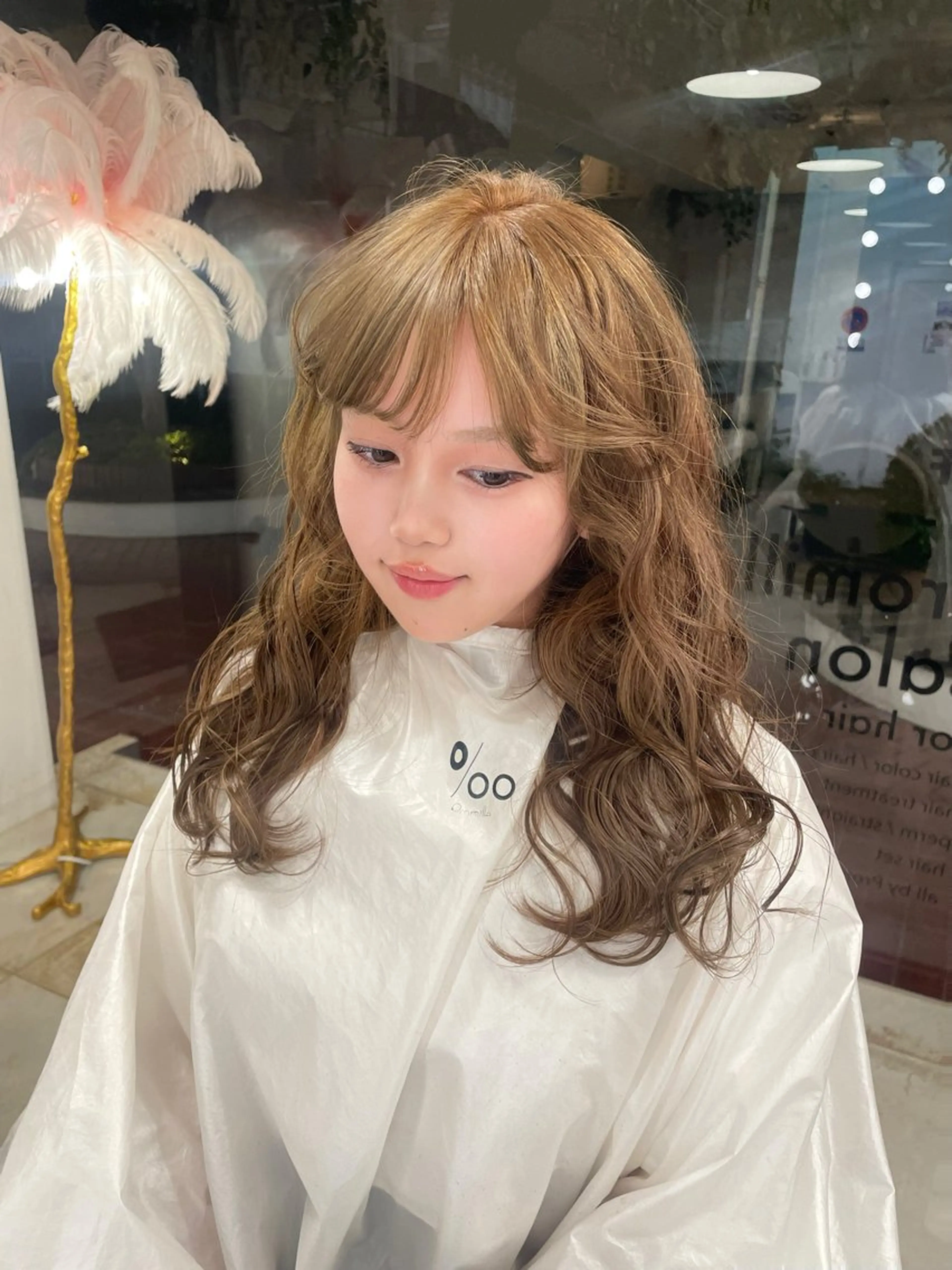 【U24】ブリーチなしダブルカラー+3step トリートメント🫧（トーンアップ/明るめカラー/透明感カラー/原宿)の写真