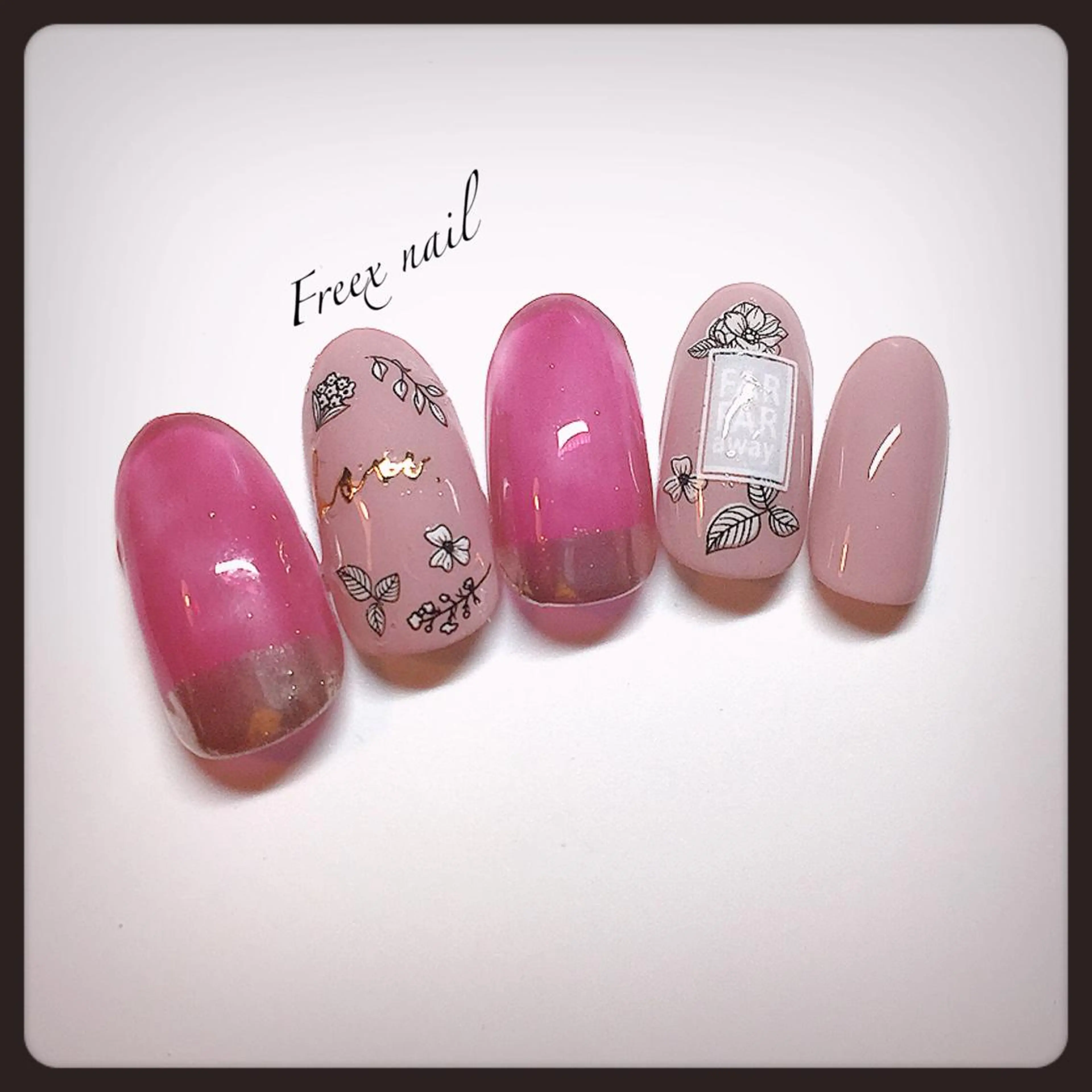 ネイル ガーリー freex nail /ニュアンス/個性派のネイルデザイン