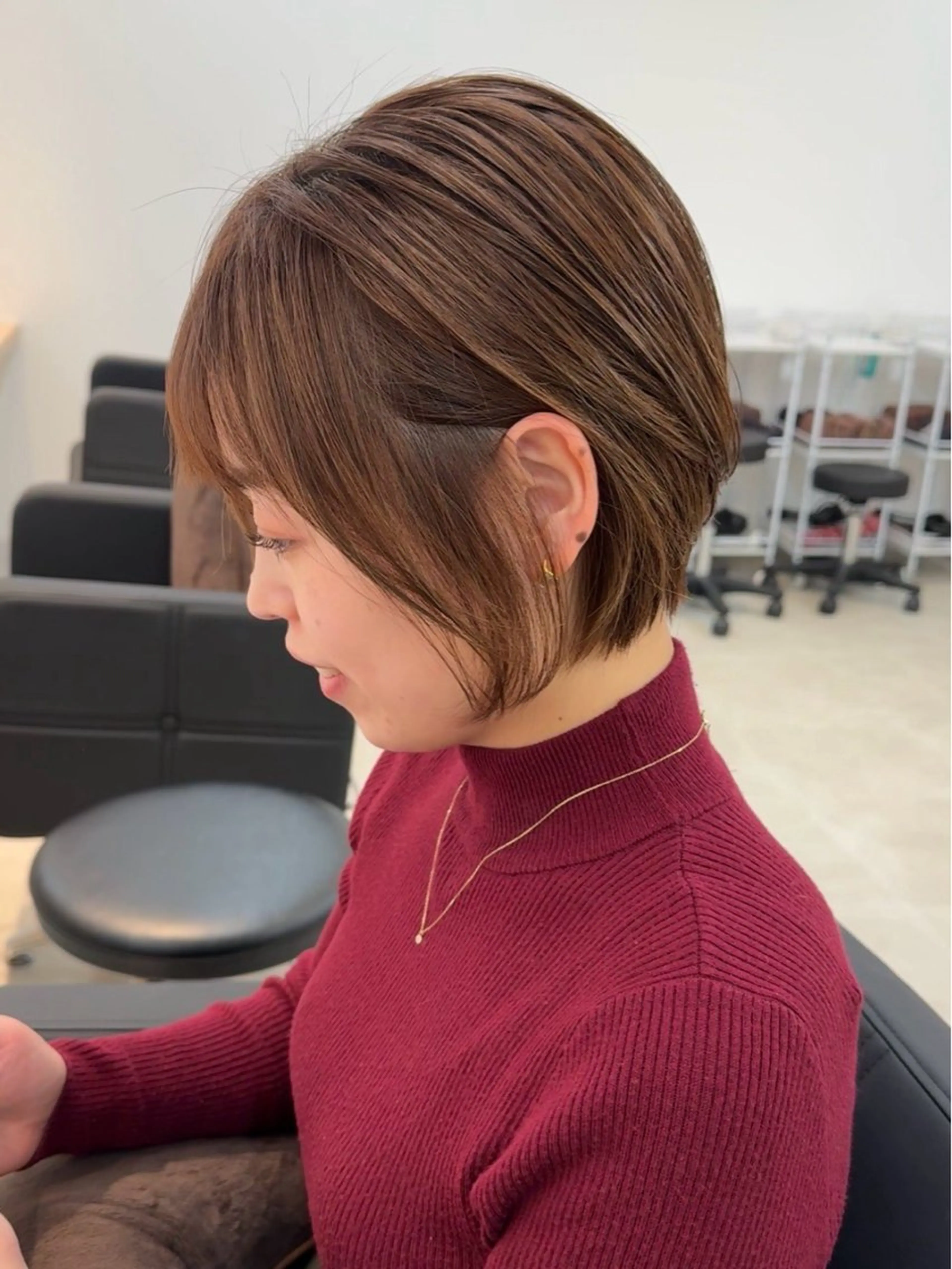 ショート mizuki🌙 ︎︎ショートカット◎のヘアスタイル