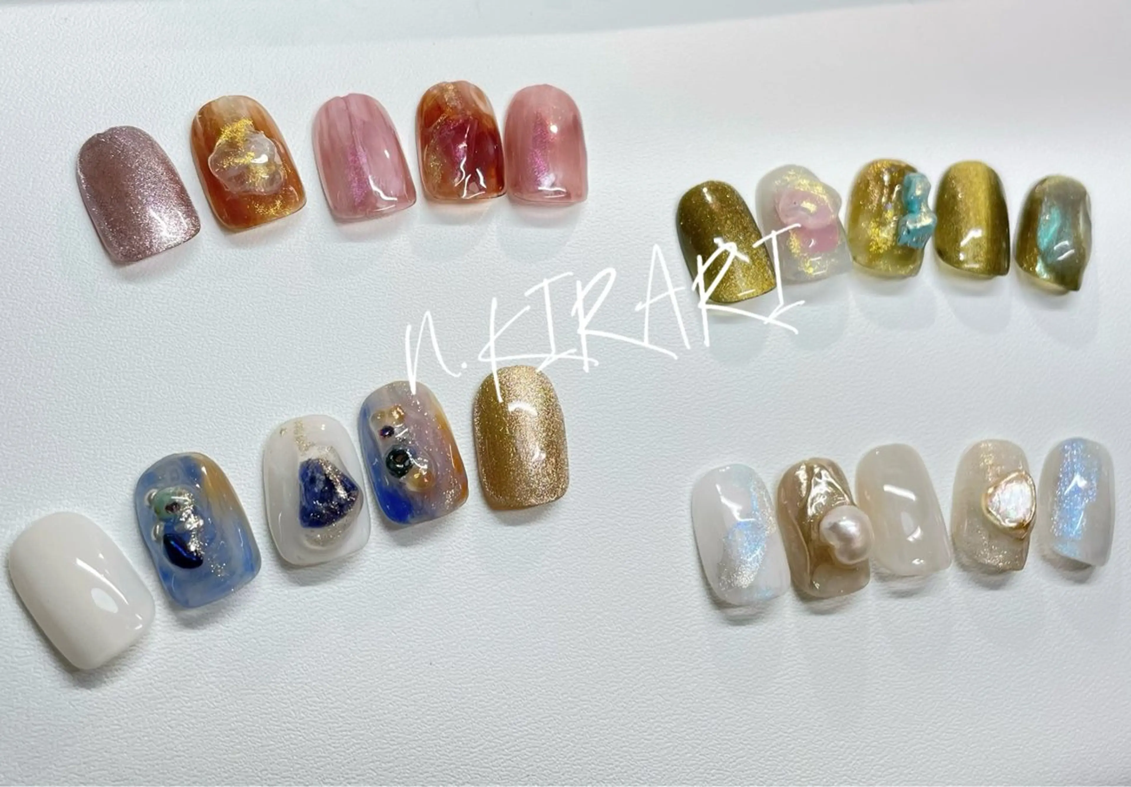ネイル アートネイル ニュアンスネイル ETE LUNA NAILのネイルデザイン
