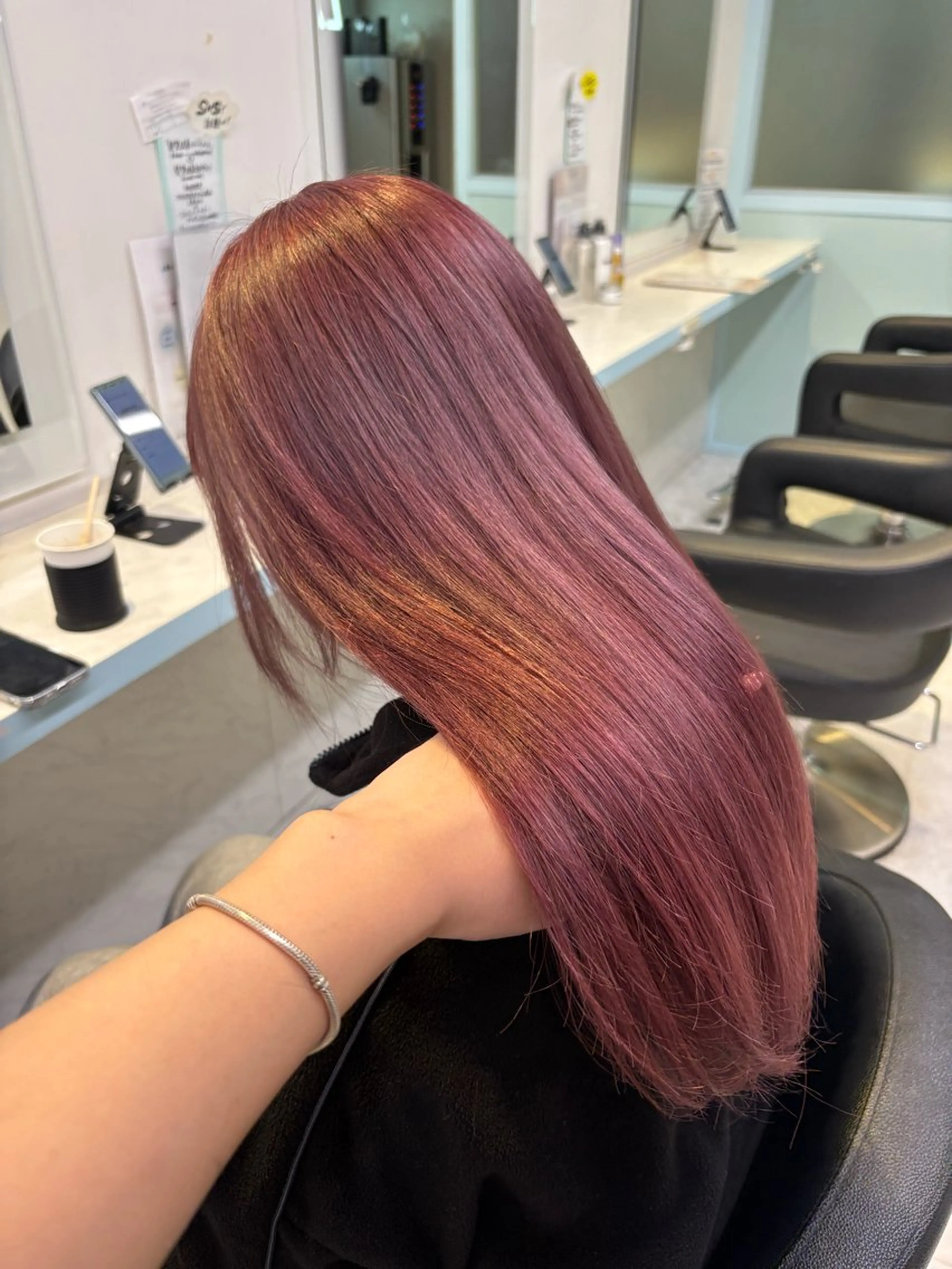 ロング ヘアカラー 似合わせcolor 🎀ʀɪɴᴏ🎶🪽のヘアスタイル