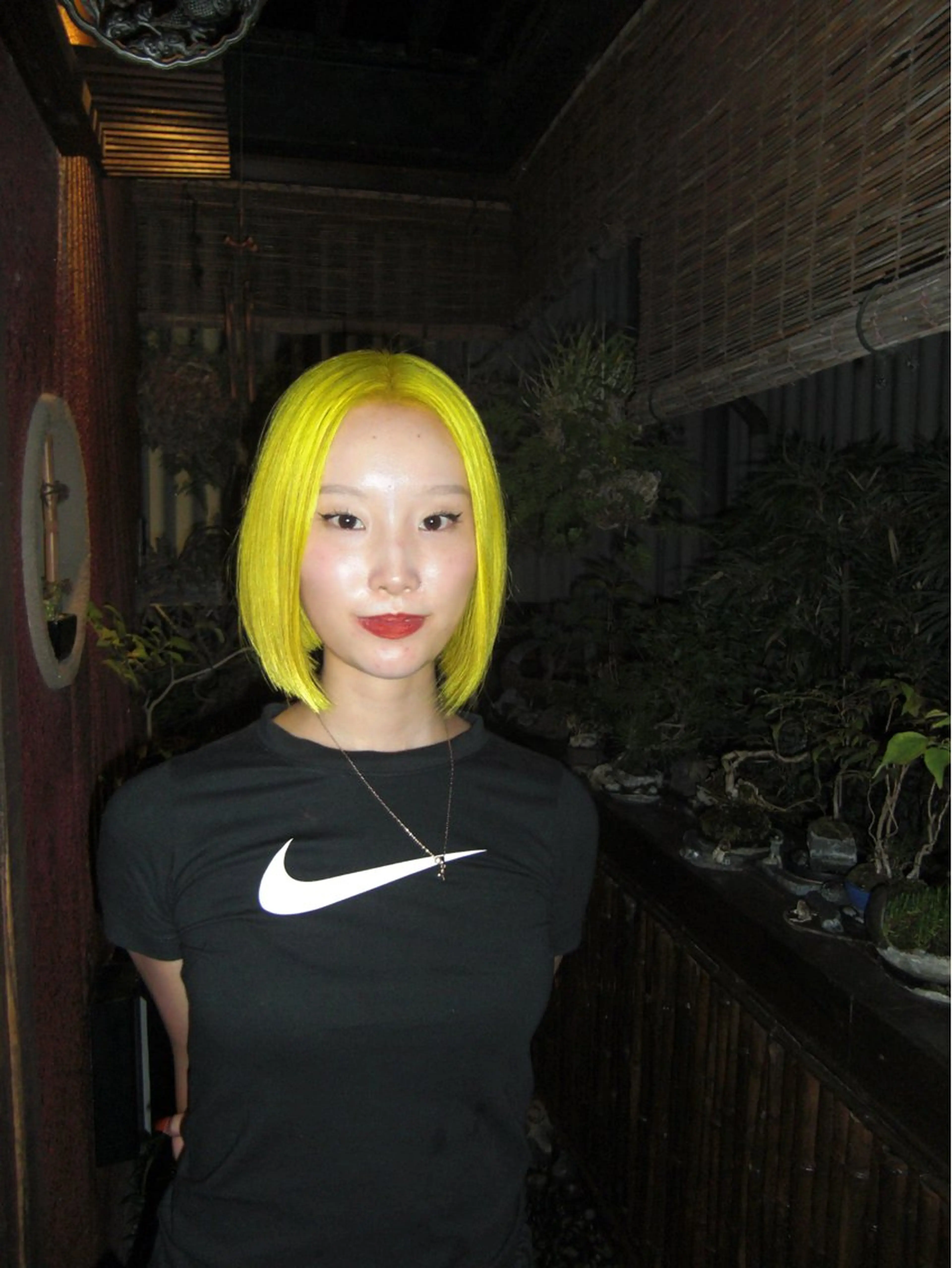 ミディアム ヘアカラー トリートメント モデル募集💚 Miyabi💚のヘアスタイル