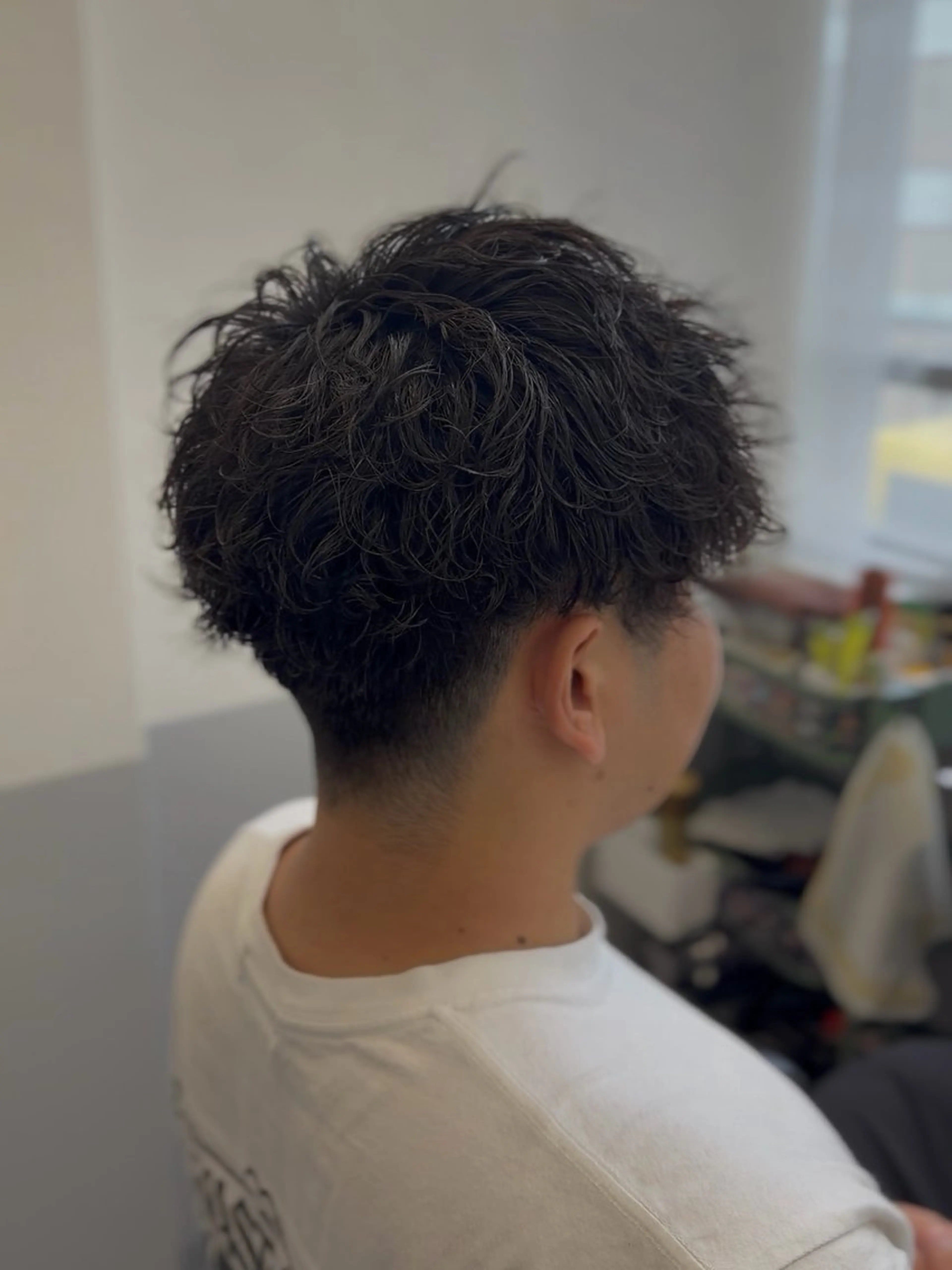 ショート パーマ メンズ カット パーマ トリートメント ヘッドスパ 【tocca茨木】 MOMOKAのヘアスタイル