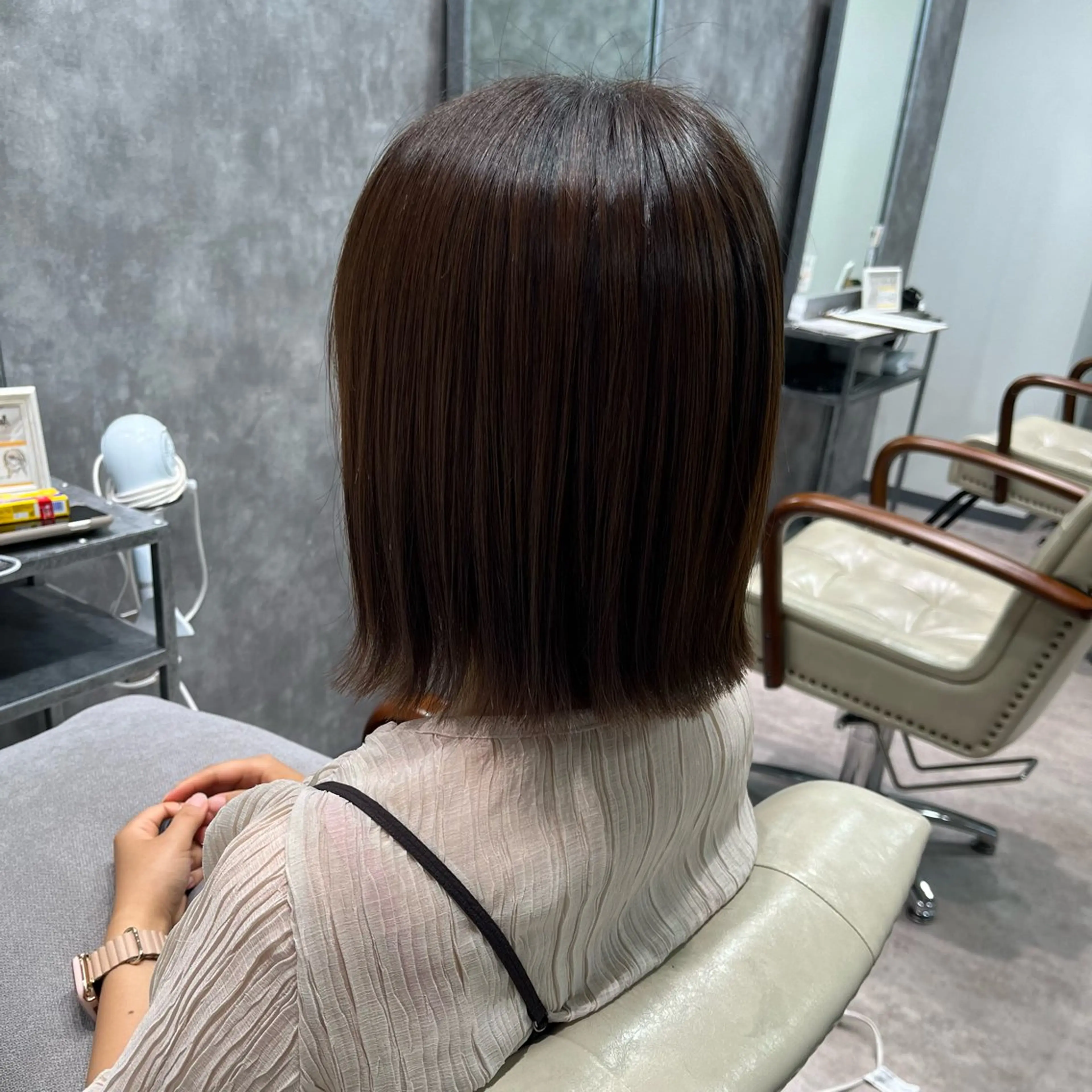 ショート カラー 勝 瑞貴のヘアスタイル