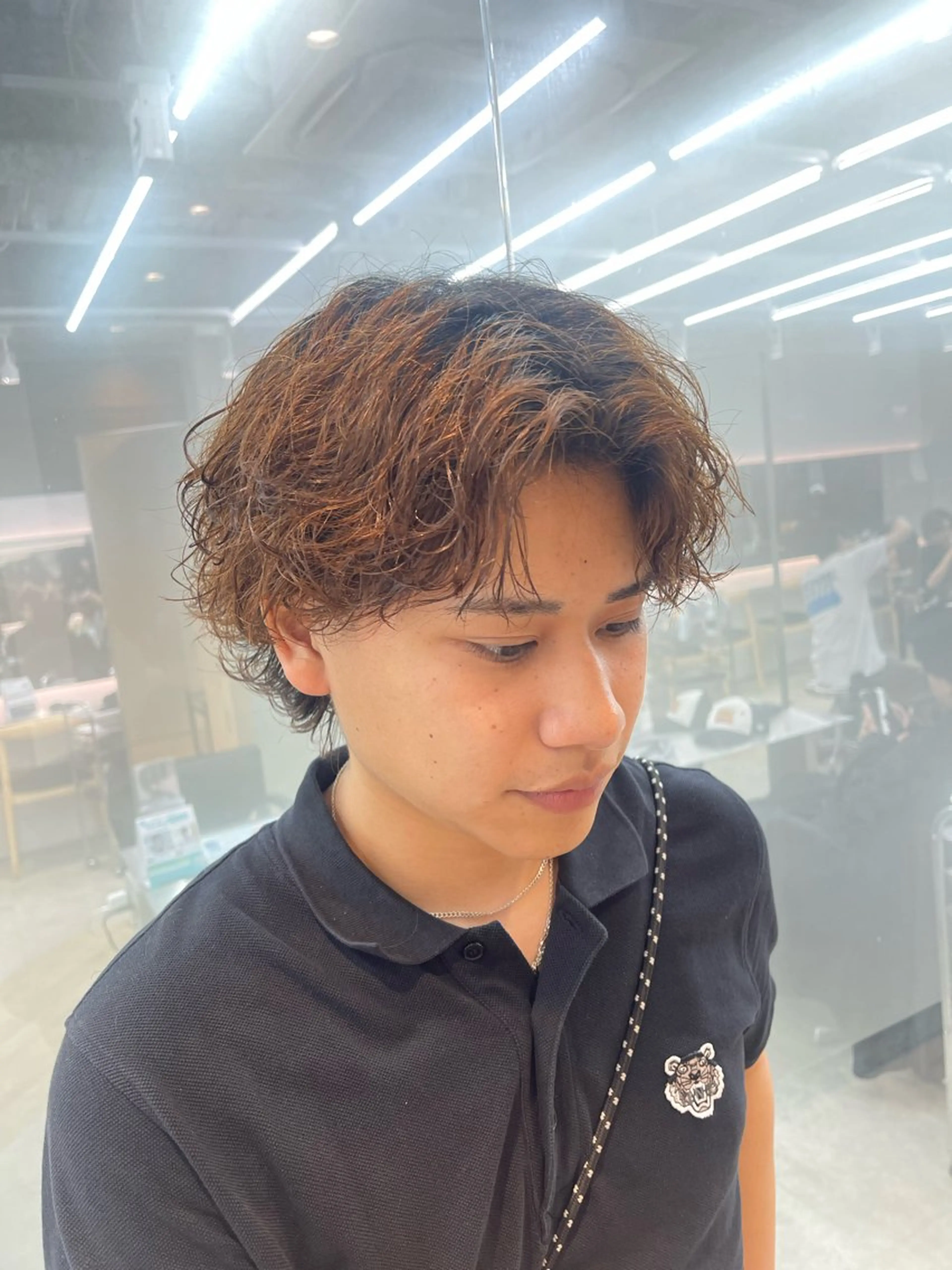パーマ メンズ カット パーマ トリートメント 👑メンズパーマ屋 👑/栄/馬場斗生のヘアスタイル