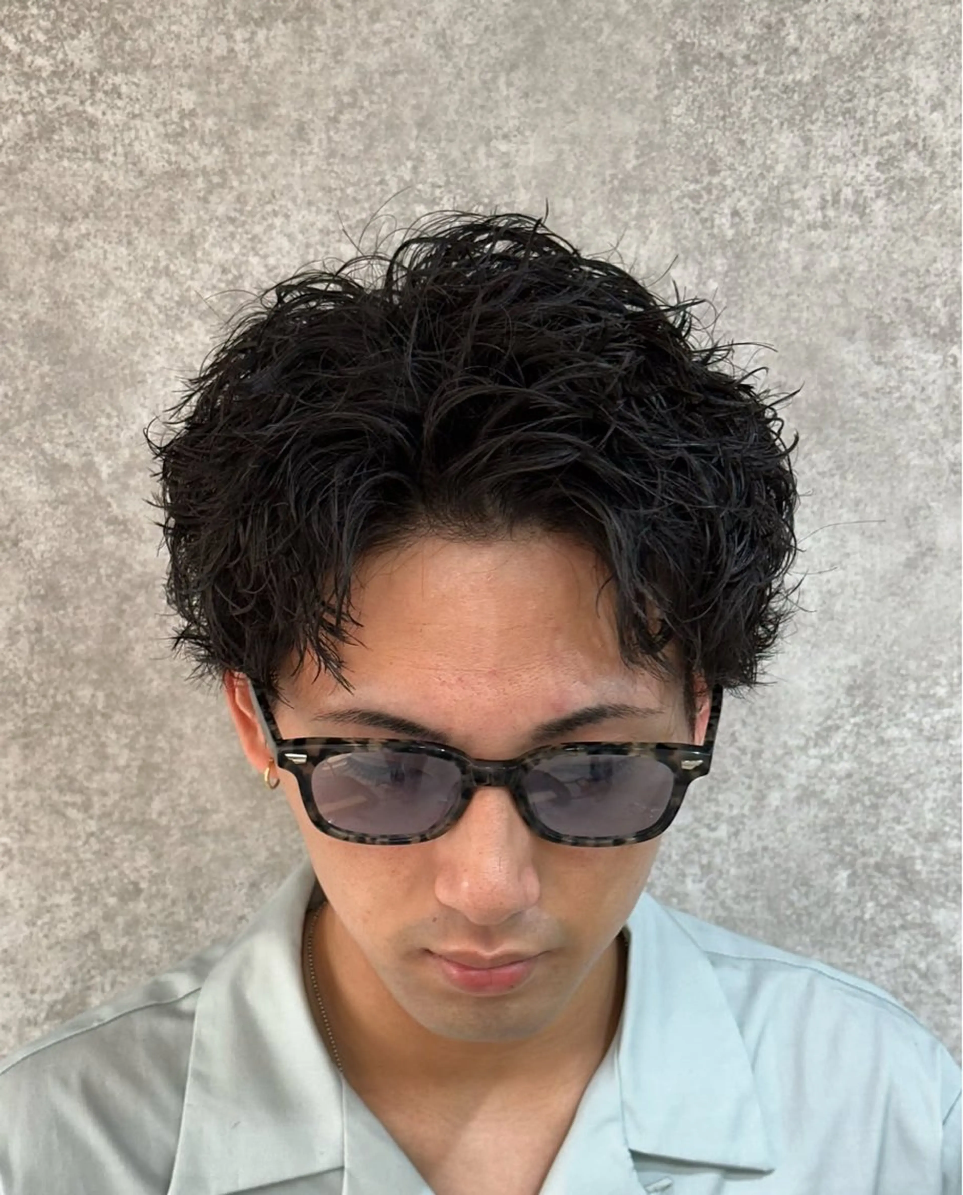 メンズカット＋ピンパーマの写真