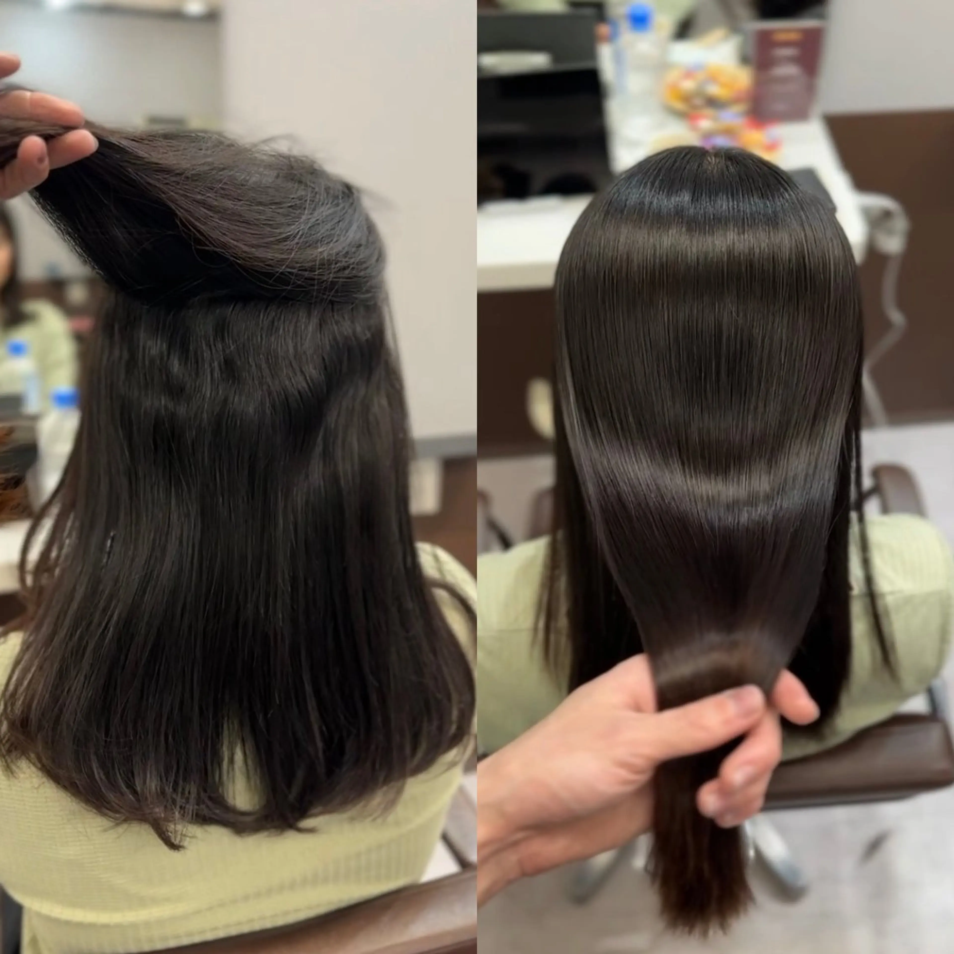 セミロング 💎艶髪💎縮毛矯正 /髪質改善/ひかるのヘアスタイル
