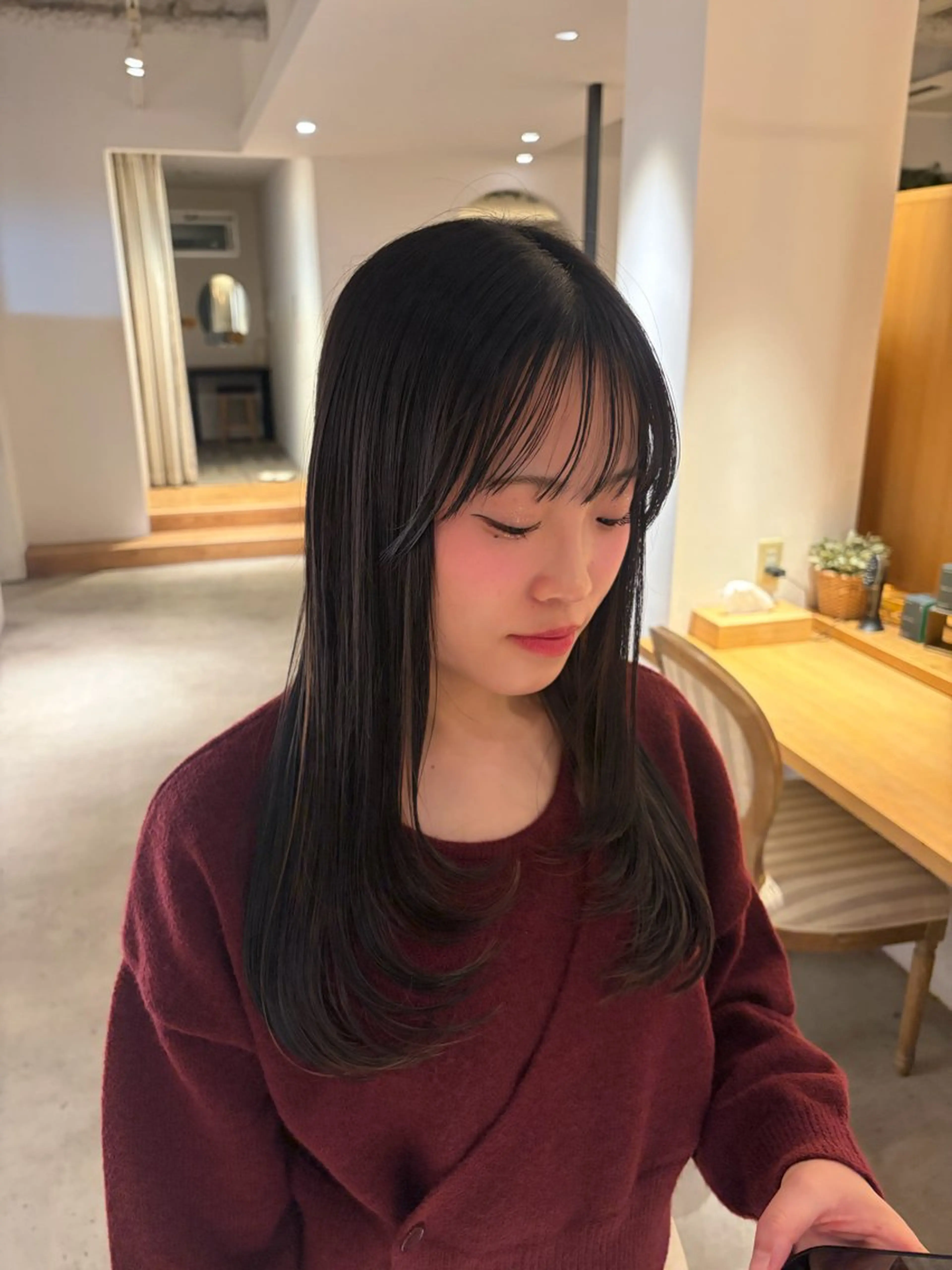 ロング レイヤーカット 笹野 日麻莉のヘアスタイル