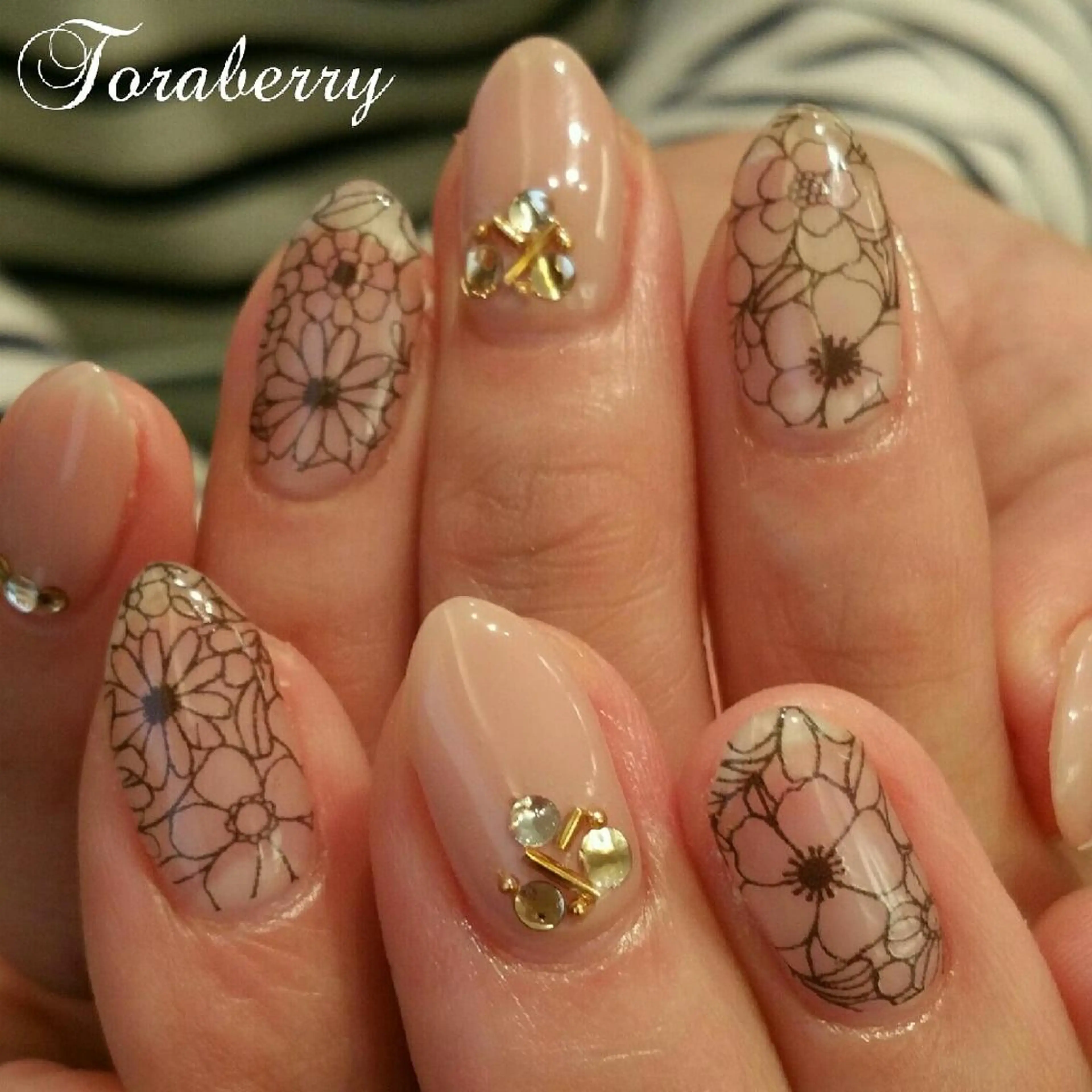 ネイル レース ハンドネイル ネイリスト なつみのネイルデザイン