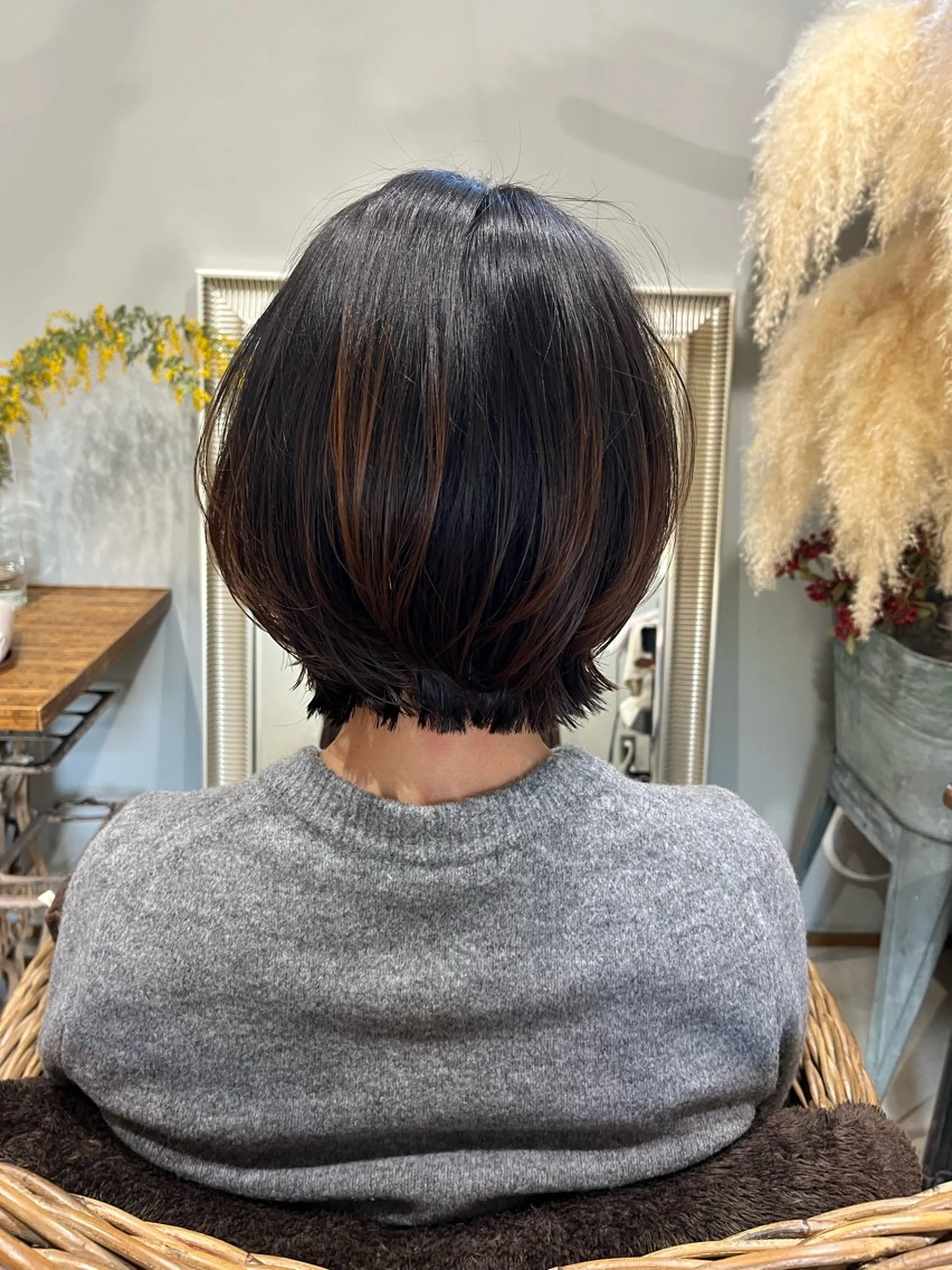 ショート レイヤーカット フクウラ ミホのヘアスタイル