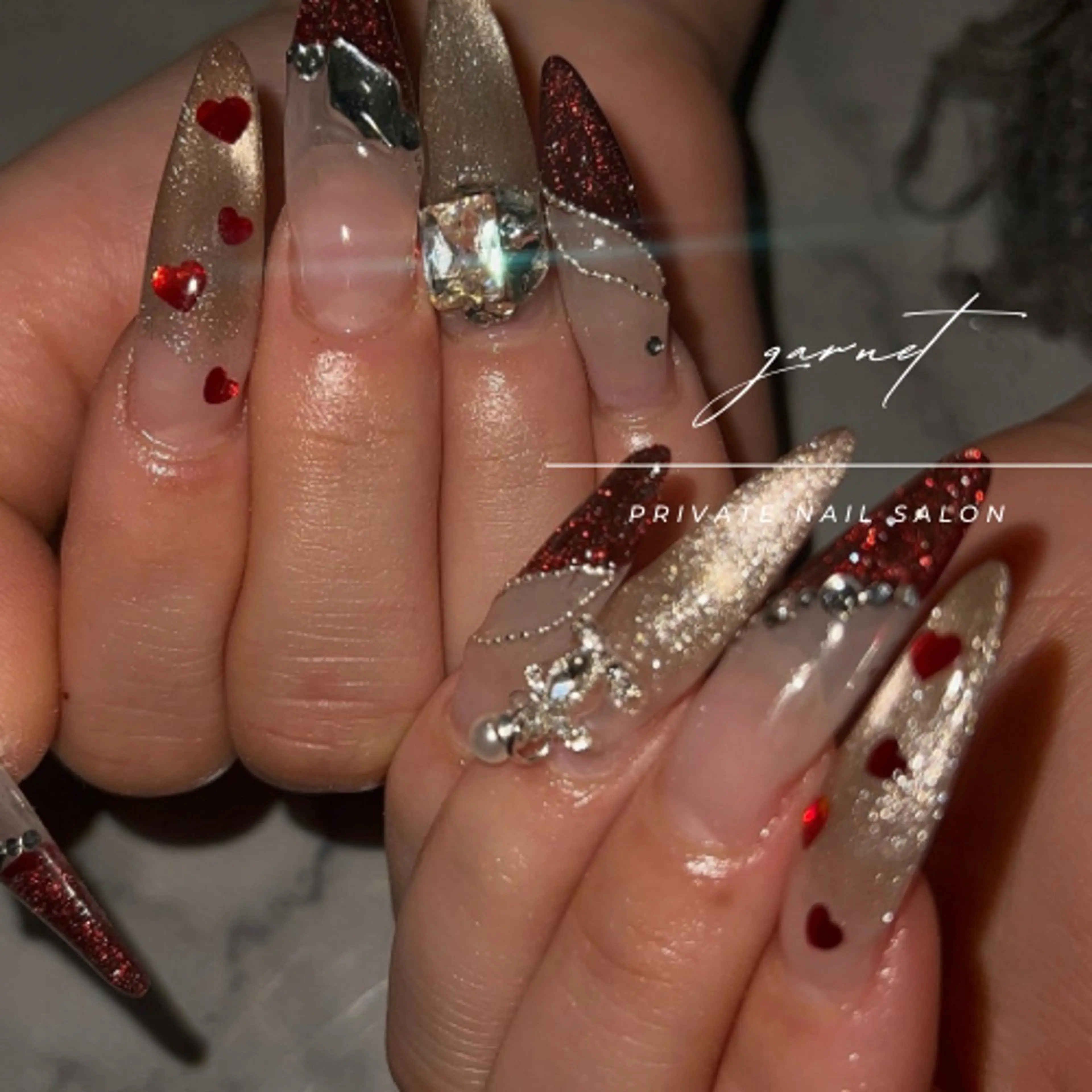 ネイル ハンドネイル Garnet nailのネイルデザイン