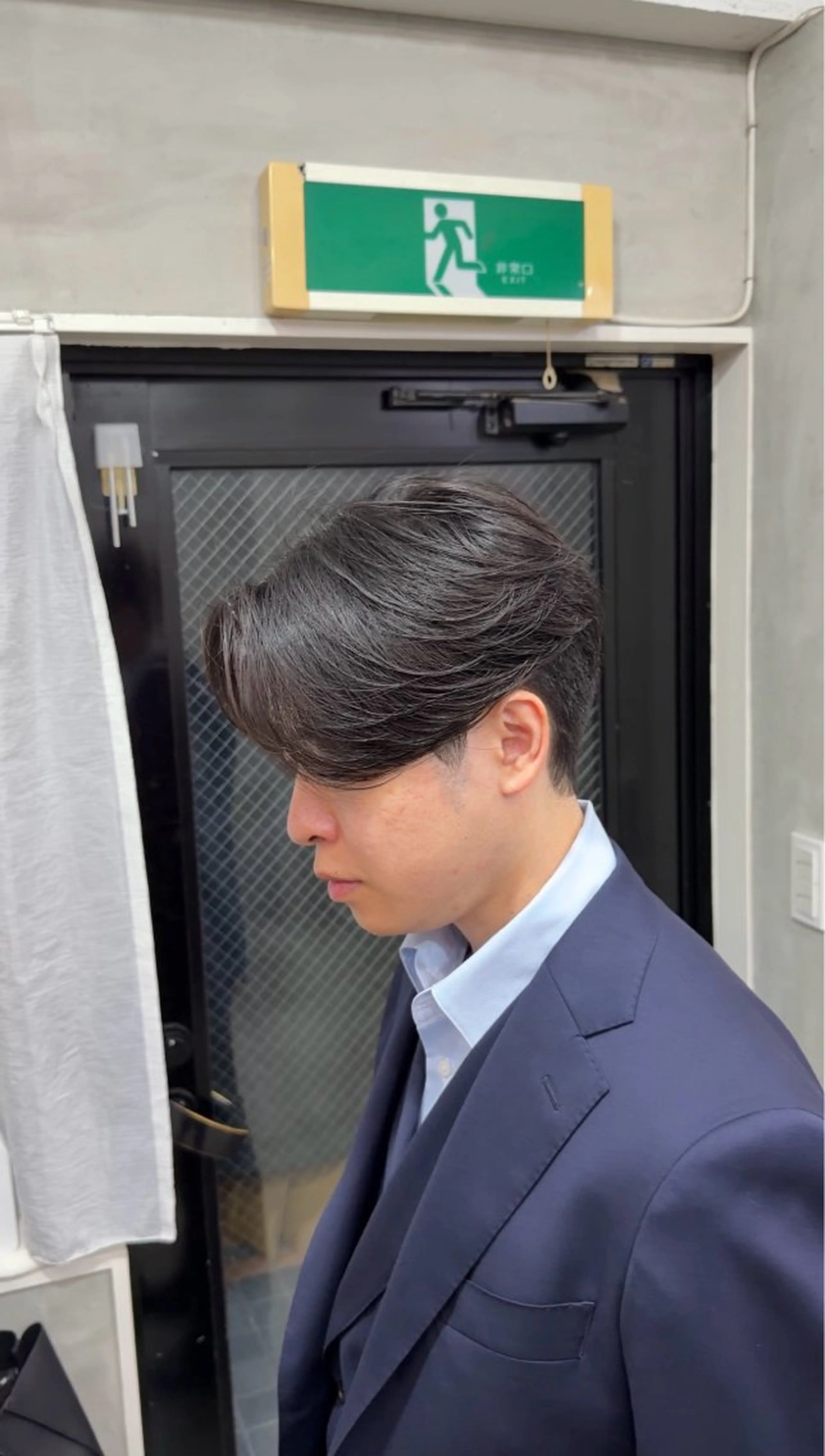 ミディアム 無料メンズカット ざき【原宿】のヘアスタイル