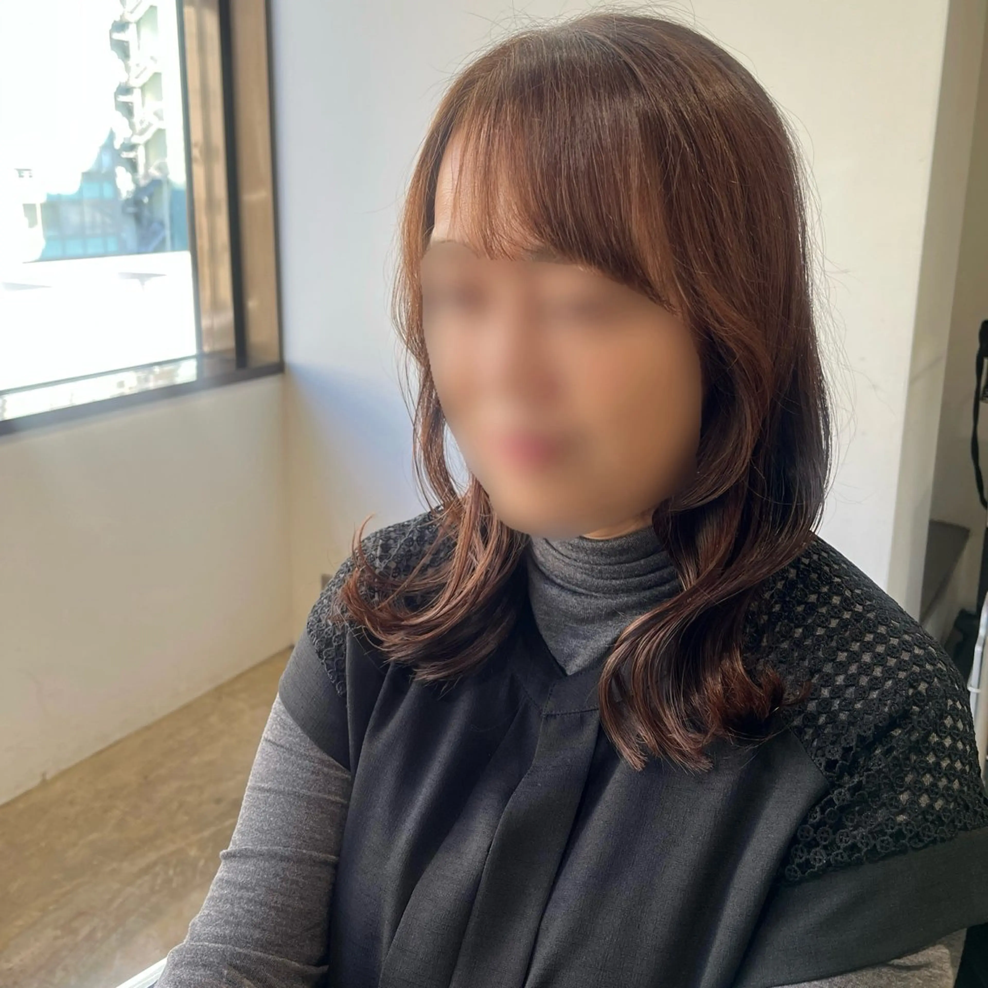 ロング 長野 美沙のヘアスタイル