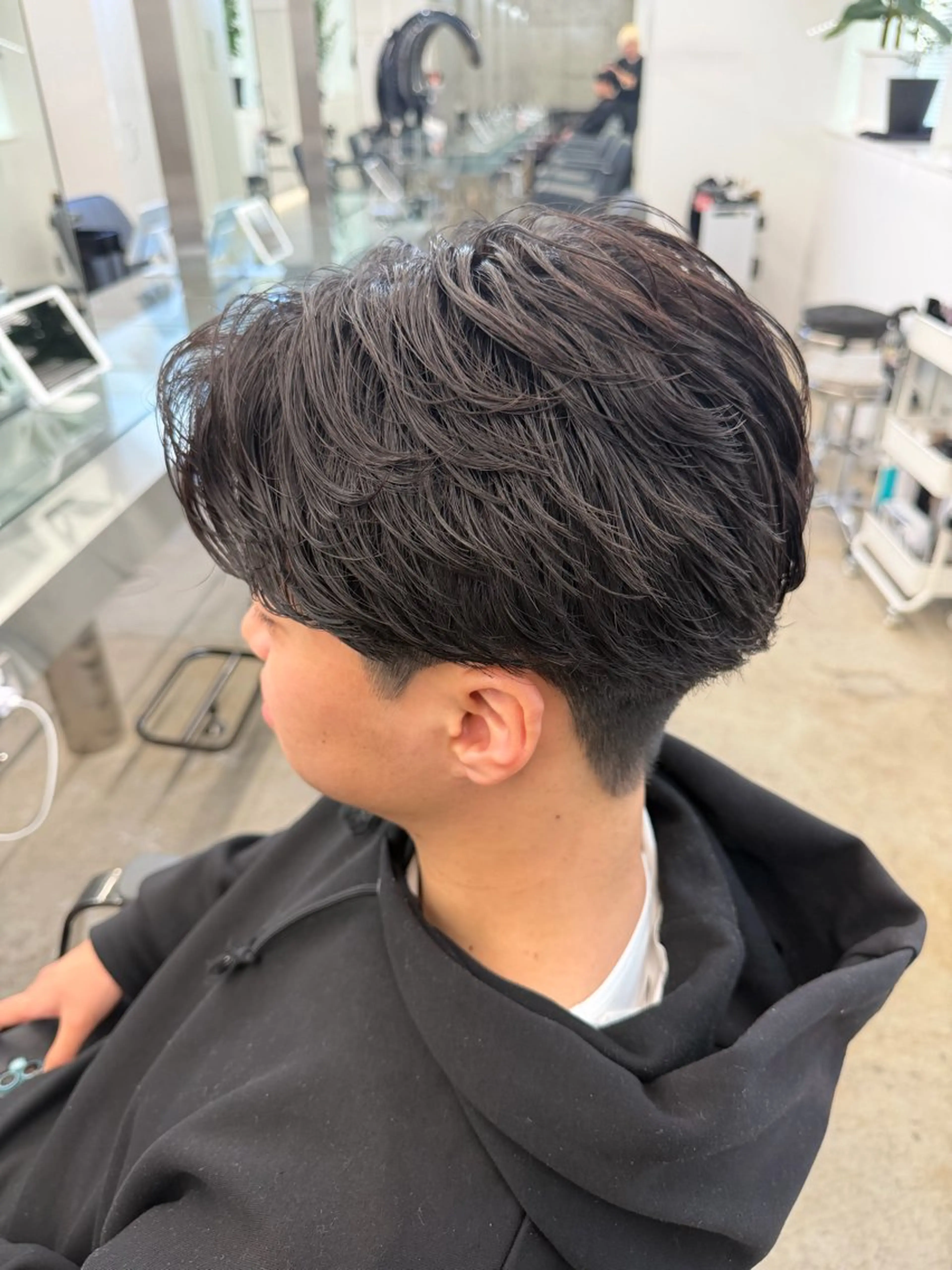 パーマ メンズ カット パーマ パーマ特化/フェザー パーマシャドウ/真生のヘアスタイル