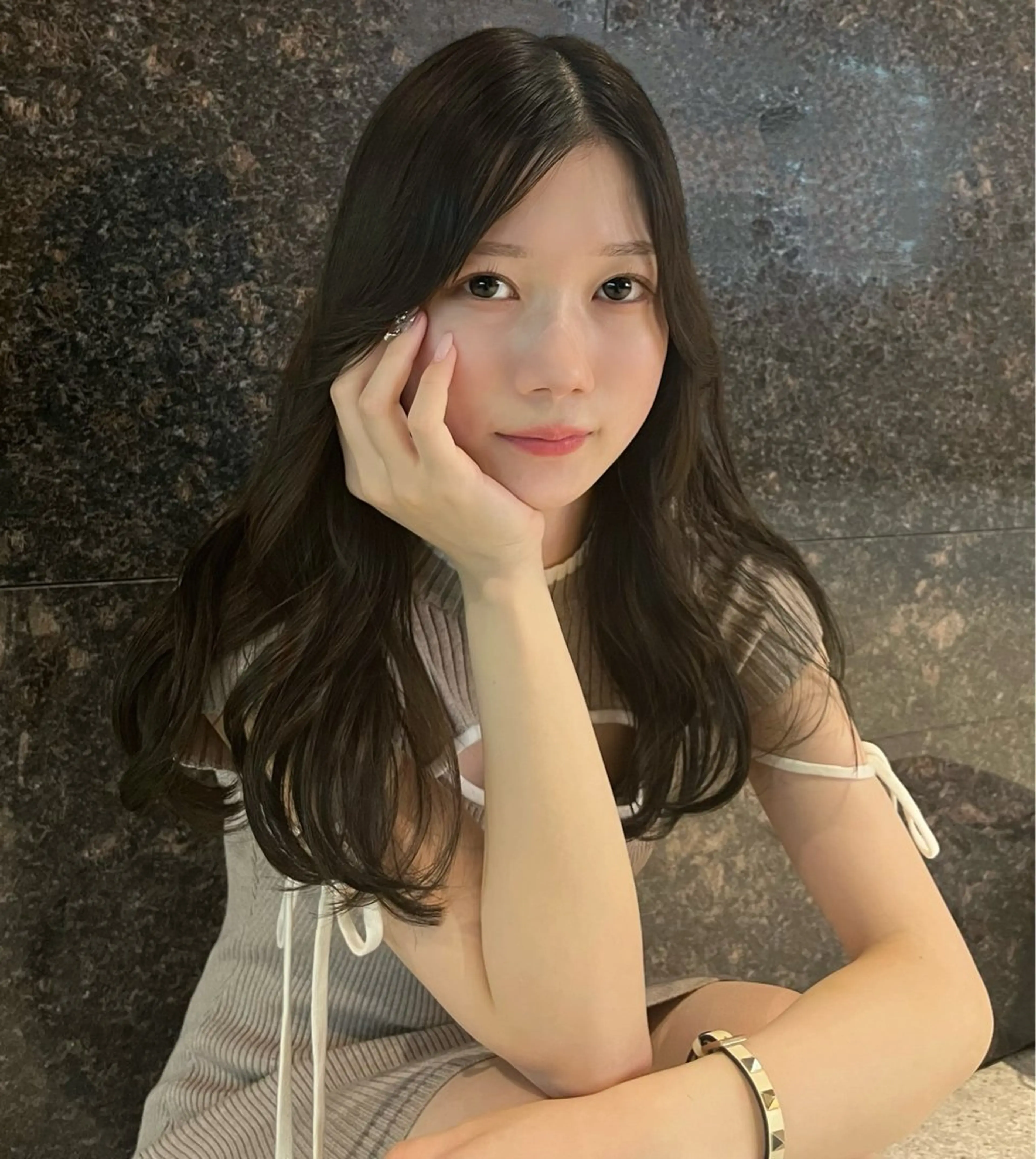 ケアカラー+保護トリートメントの写真