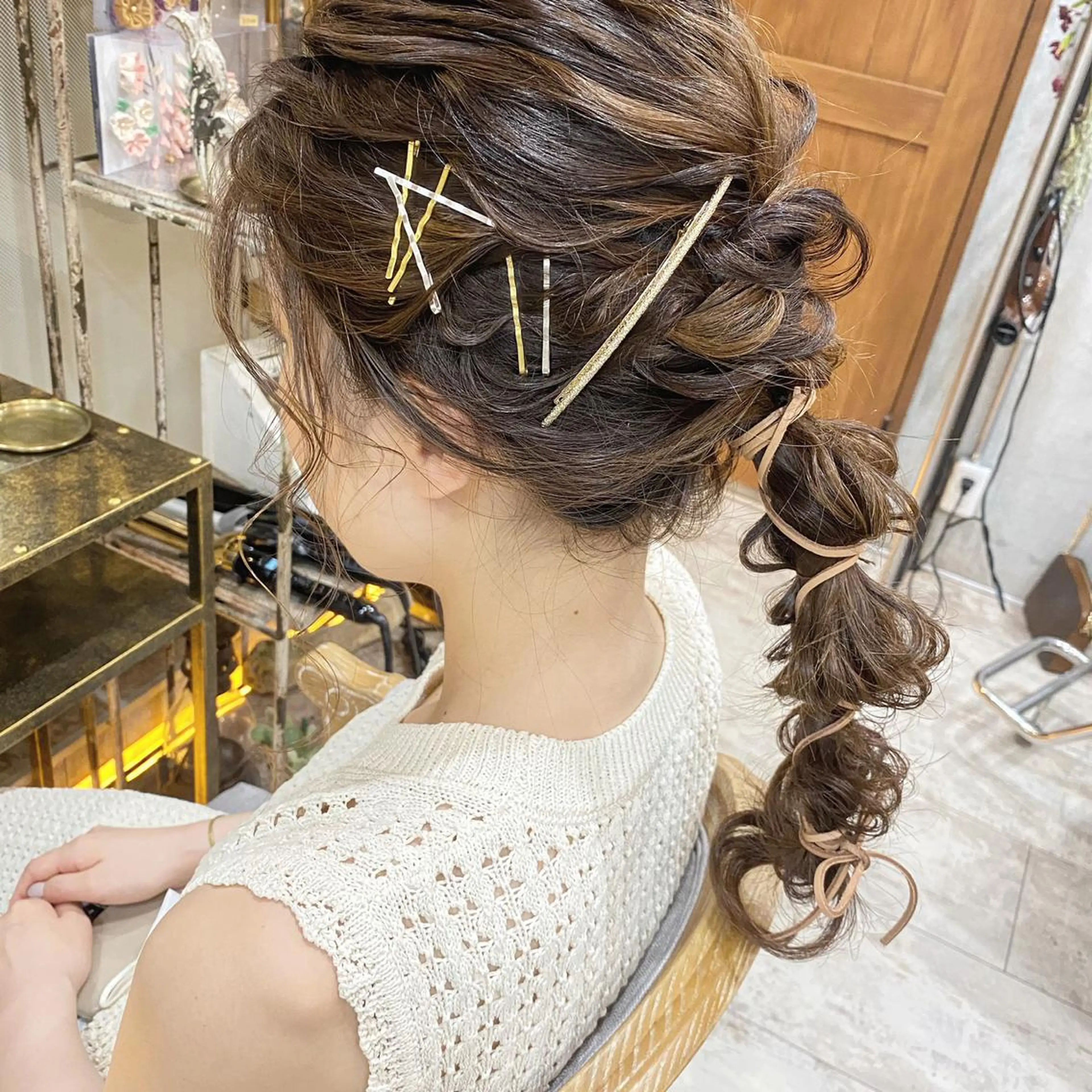 ロング まつパ・ヘアセット ♡Chinami♡のマツエク・マツパデザイン