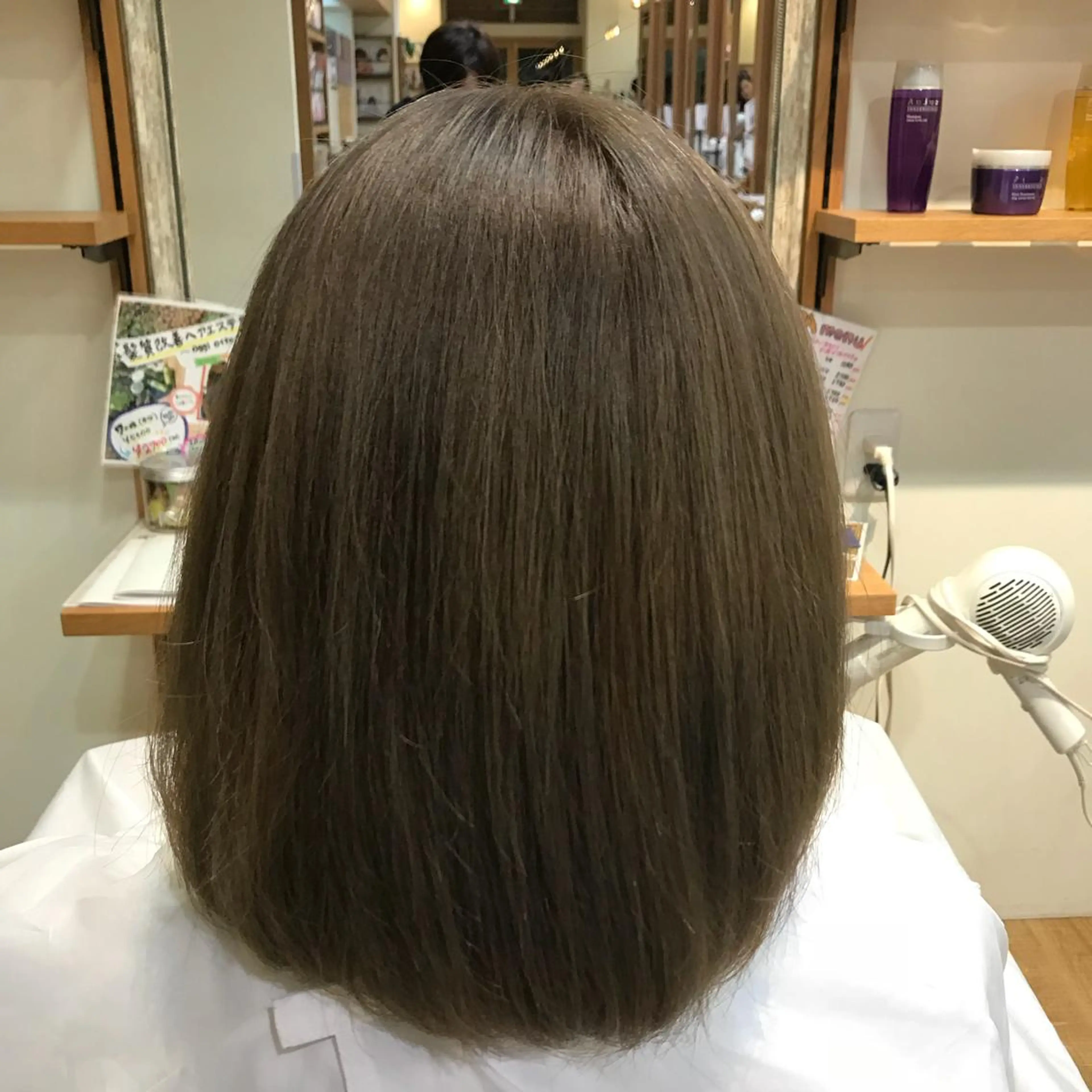 ミディアム カラー ダブルカラー 種市 泰士のヘアスタイル