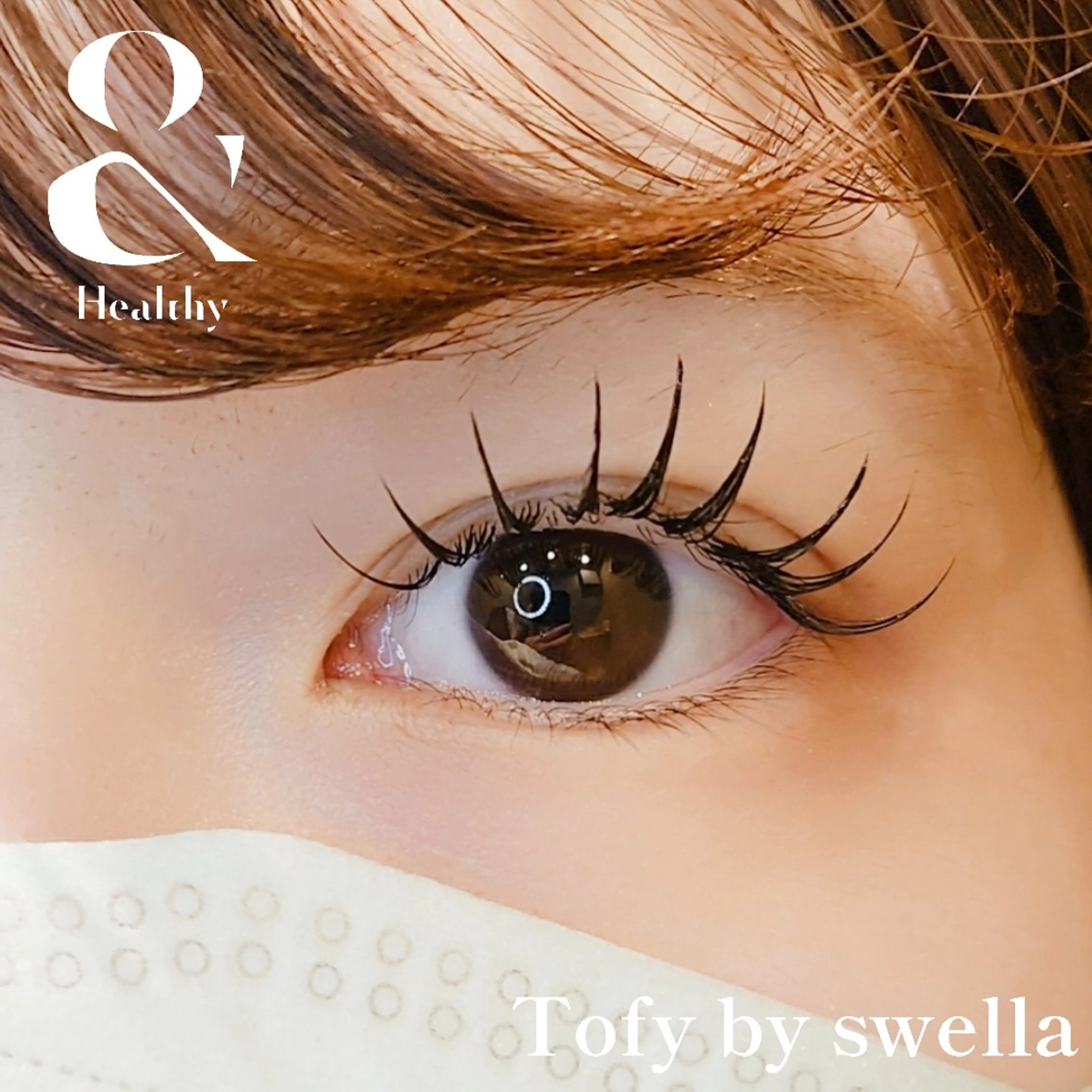 🆕オフ込み💘＆Healthy(まつエク×パーマ) フラットラッシュ 80～100本 💘アンドヘルシーの写真