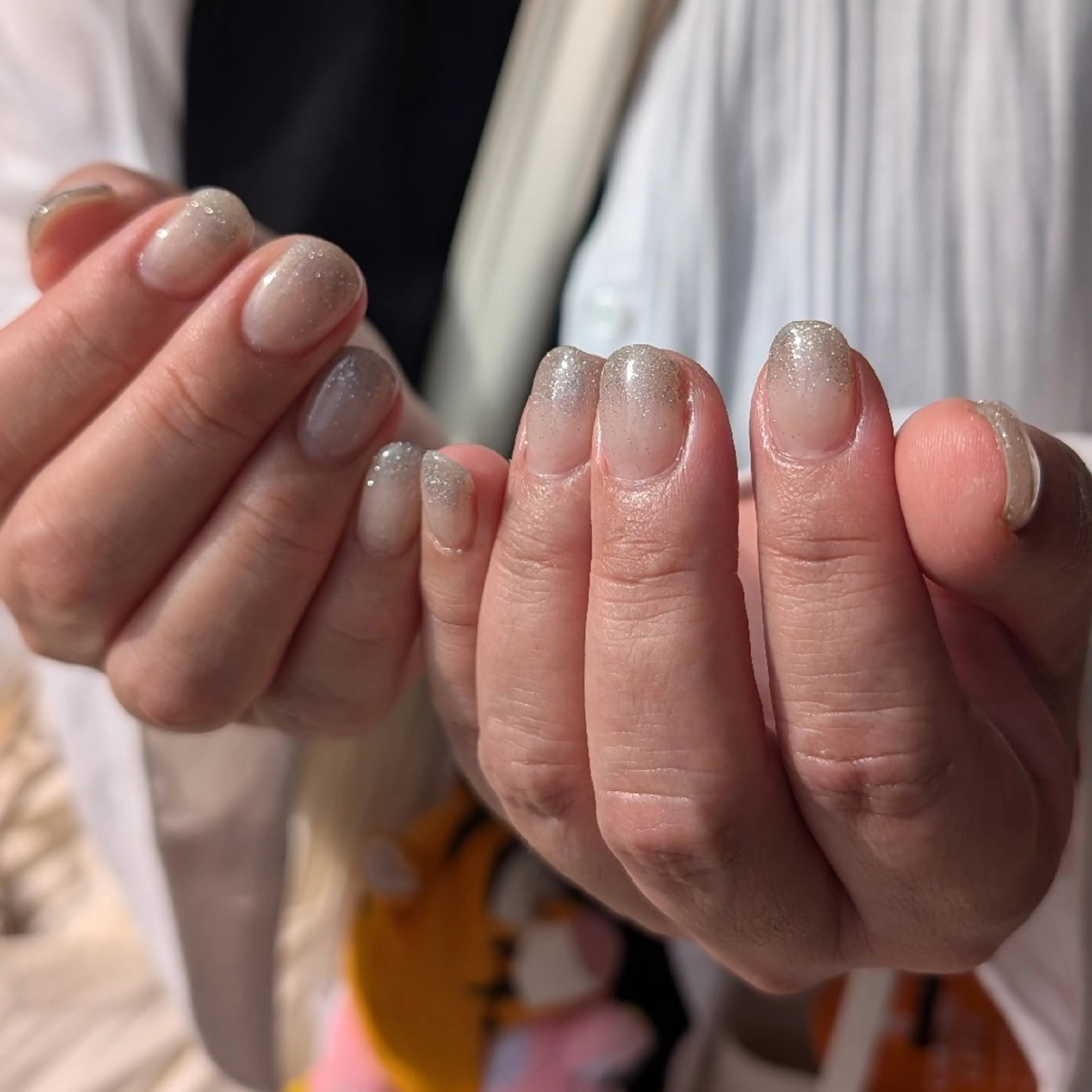 ネイル グラデーション ラメ(グリッター) ラメグラデーション ナリタ・ マミのネイルデザイン