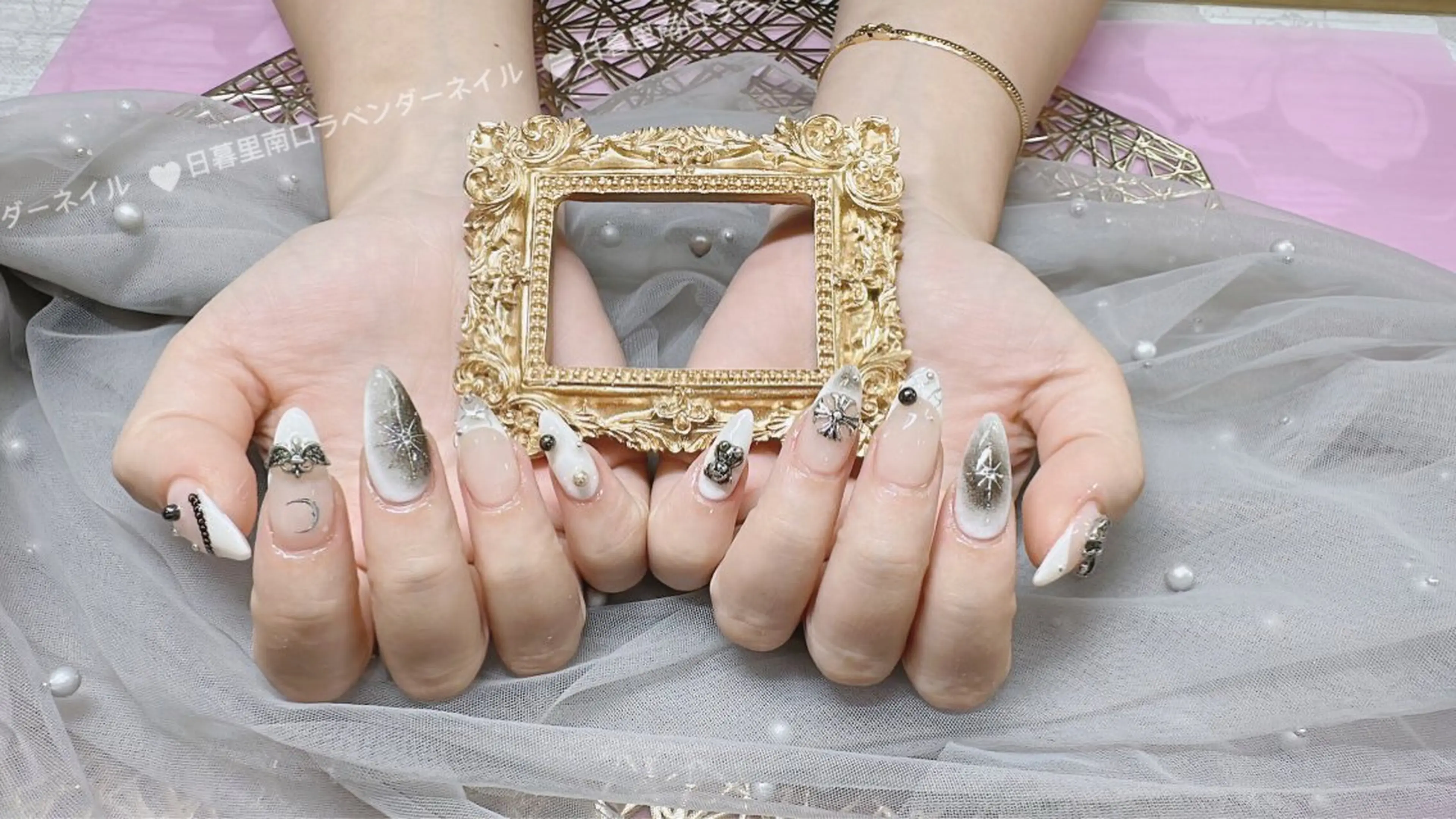 ネイル ラベンダー💖日暮里 ルル💖ネイルのネイルデザイン