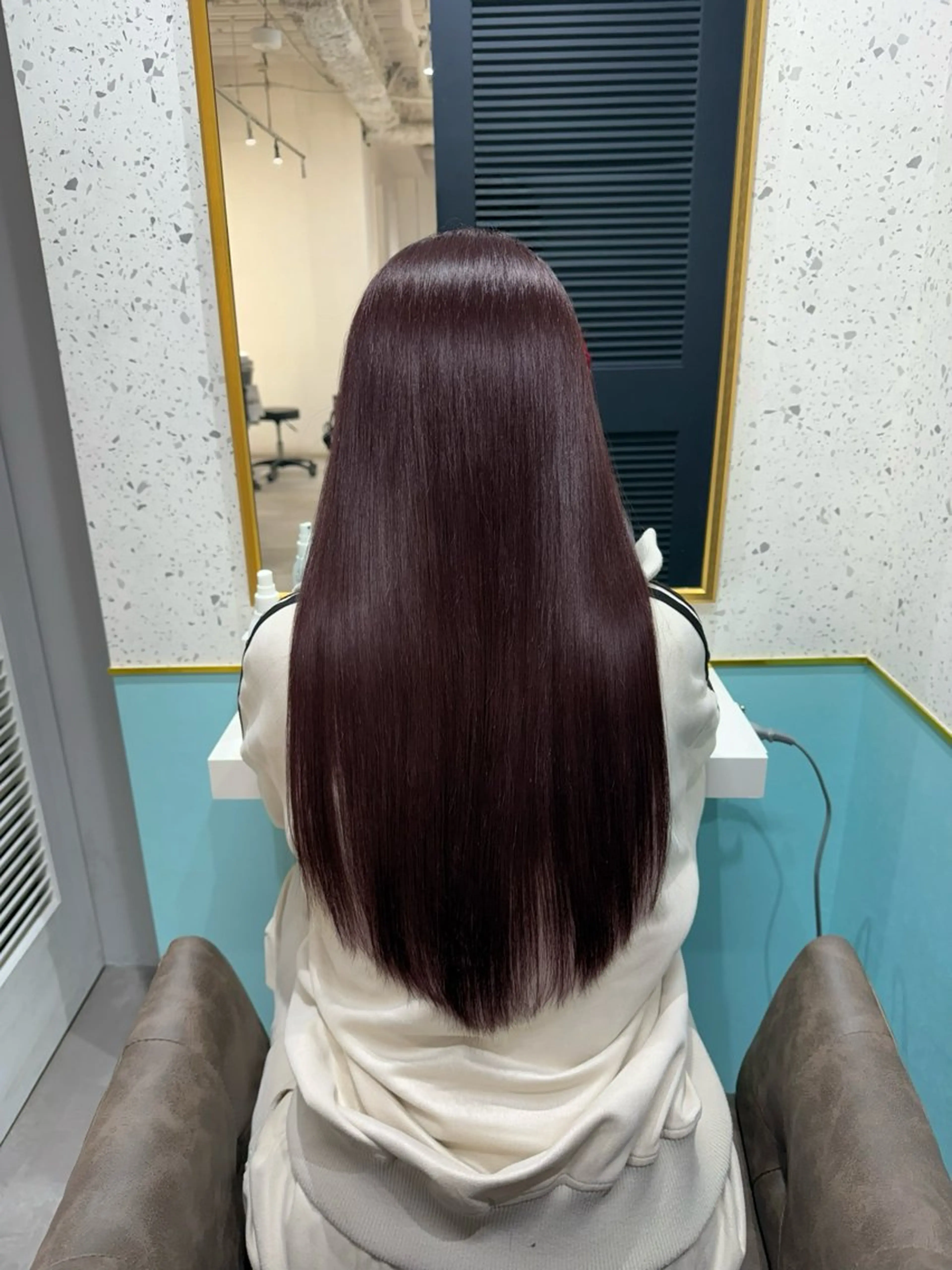 ロング カラー カット ヘアカラー トリートメント 韓国ヘア/韓国風 パーマ/kazueのヘアスタイル