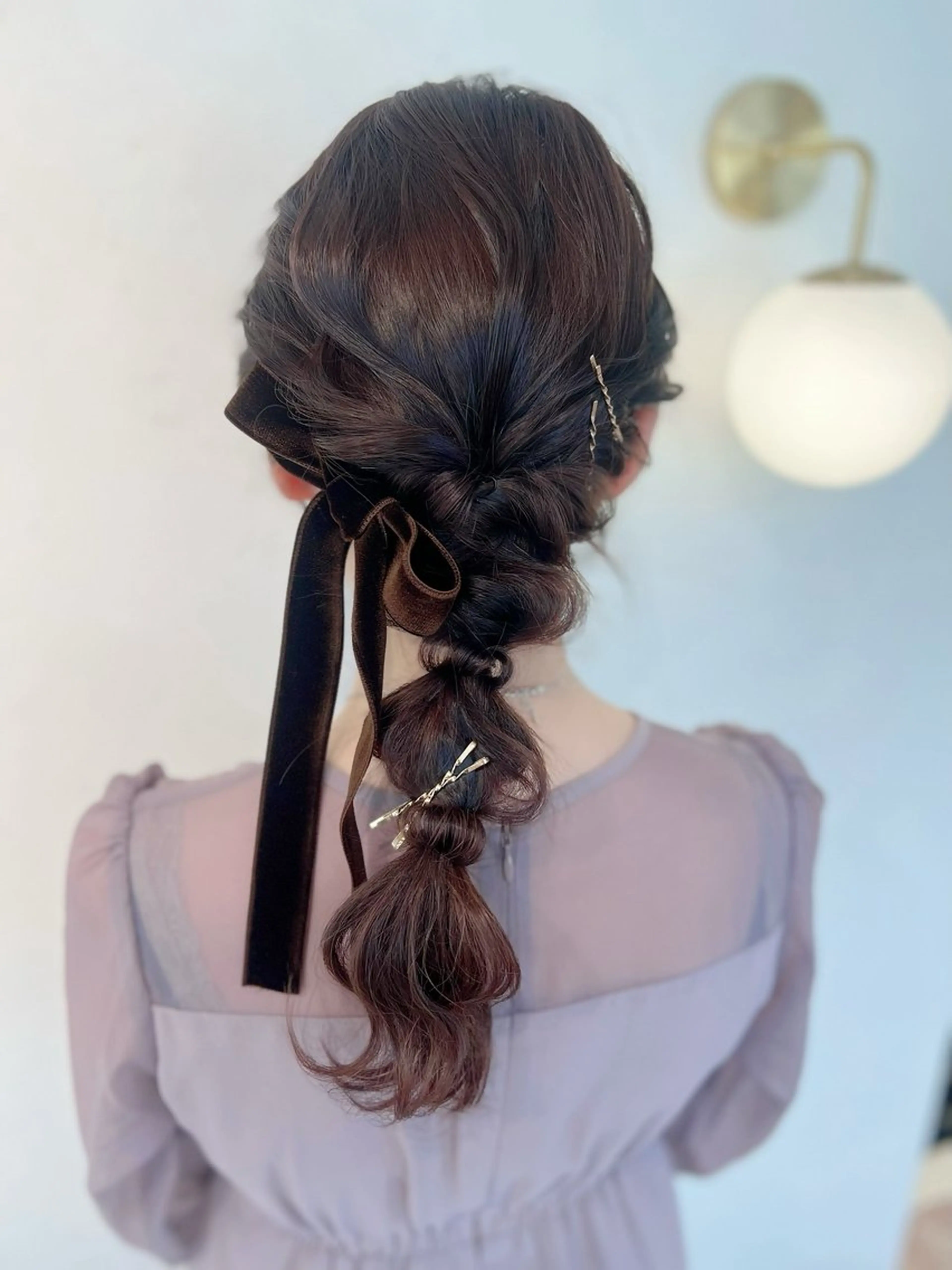 ヘアアレンジ ヘアセット 大人可愛いヘアメイク 💋🧚♀️しずかのヘアスタイル