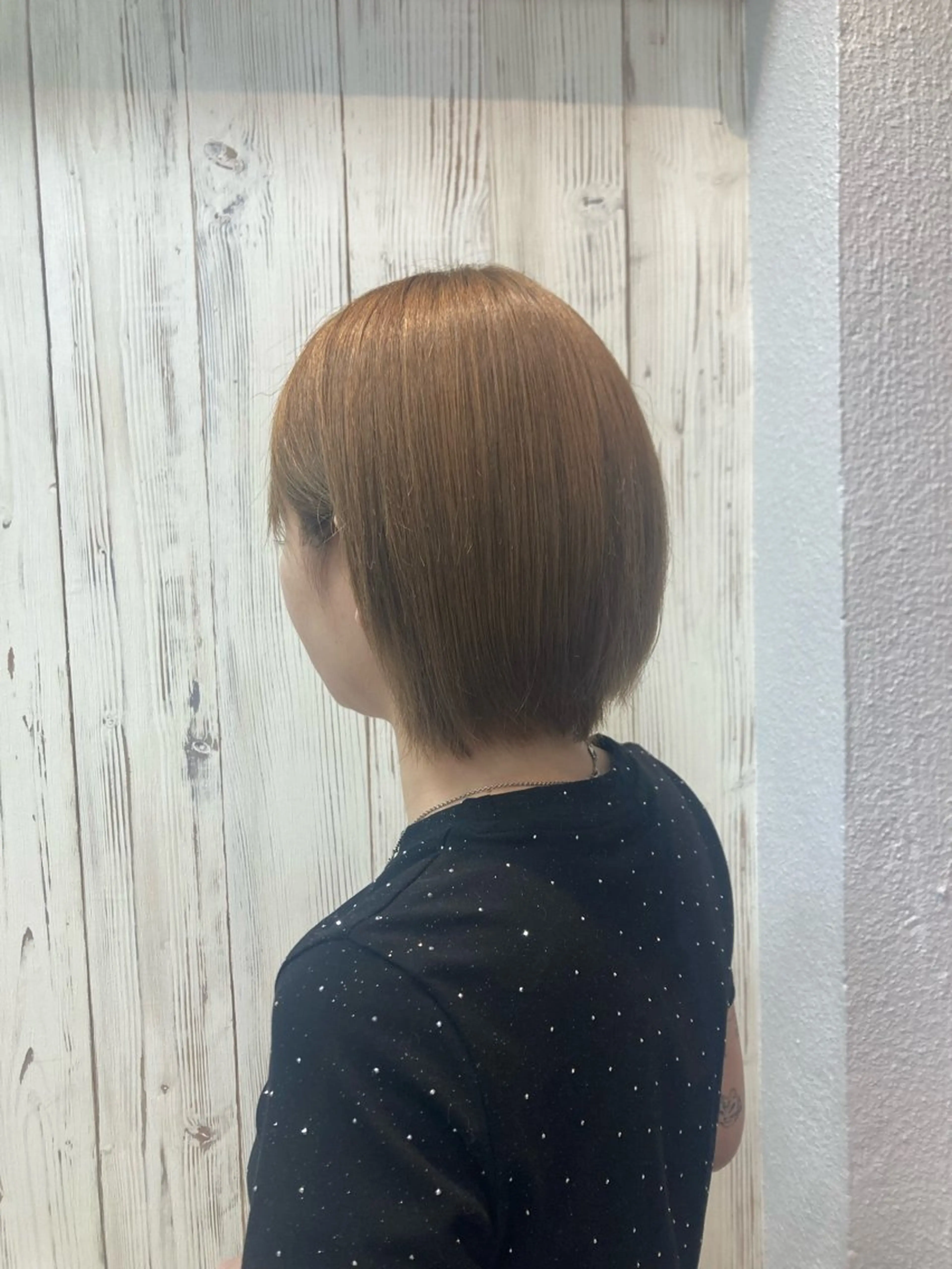 ショート カラー 暖色カラー💞 菊地しおんのヘアスタイル