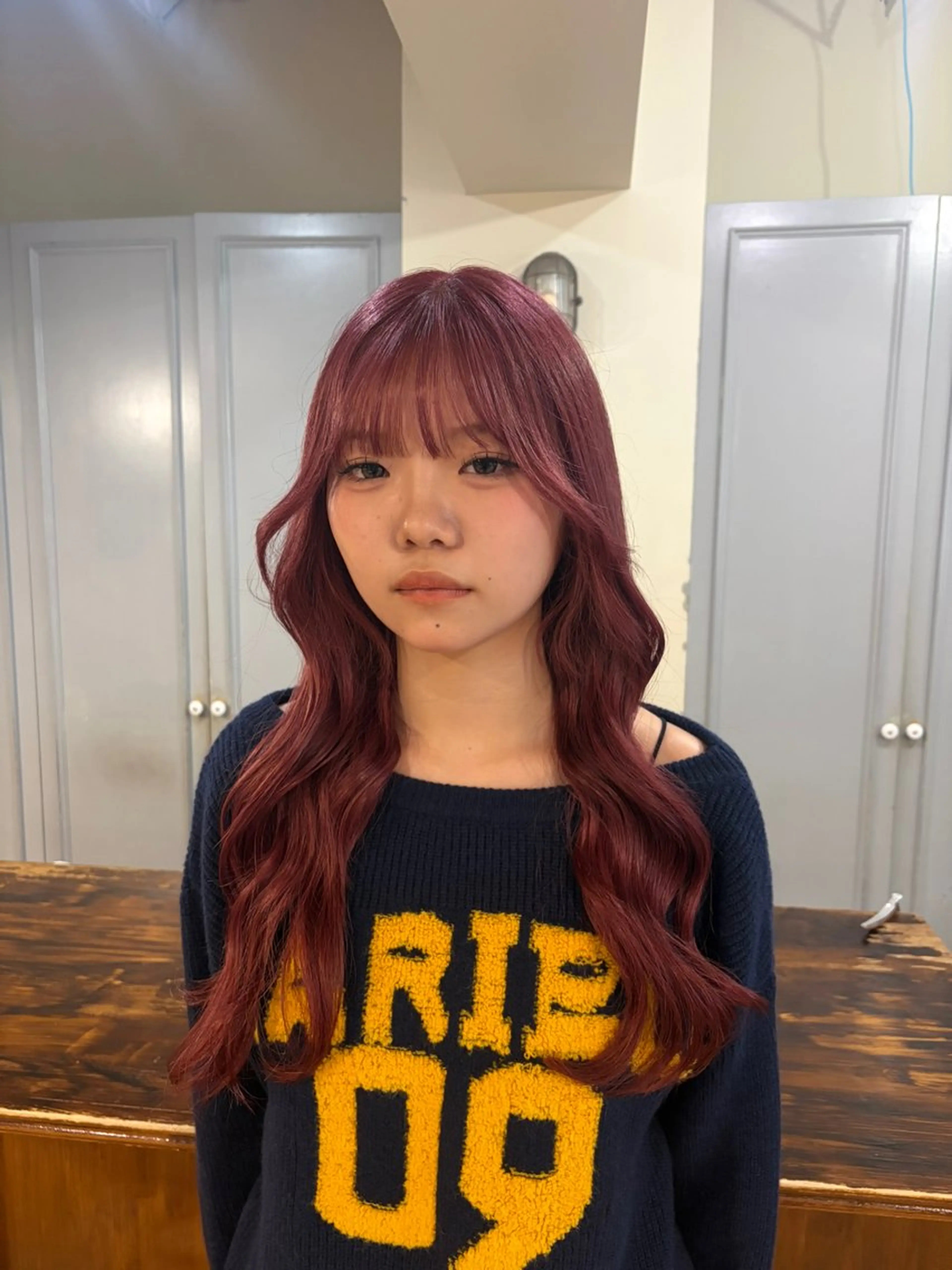 ミディアム カラー カット ヘアカラー トリートメント 🤩噂のMr.髪ポジ ティブ®️yu🤩のヘアスタイル