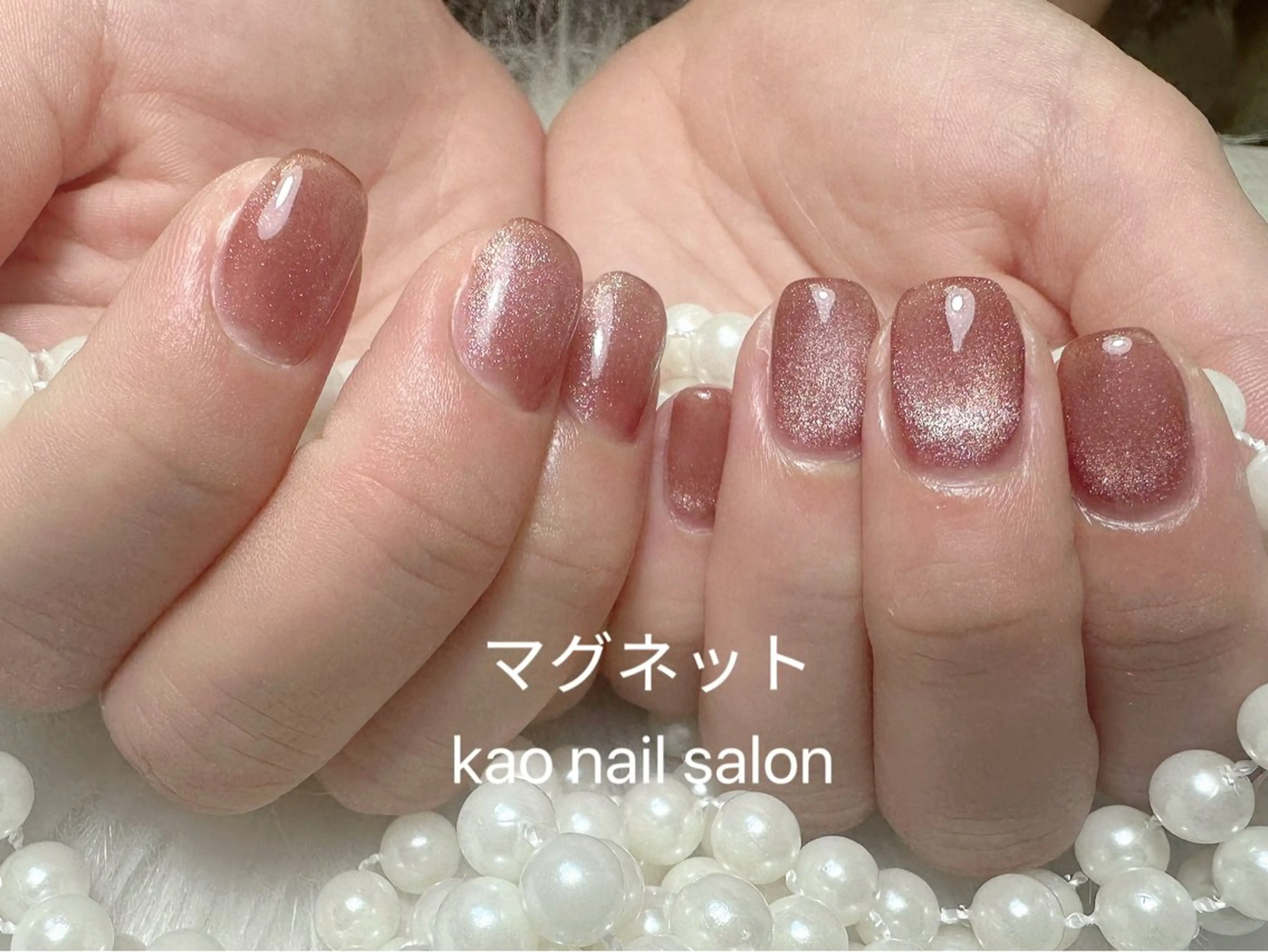 ネイル ハンドネイル kao  パラジェル スカルプ/長さだしのネイルデザイン