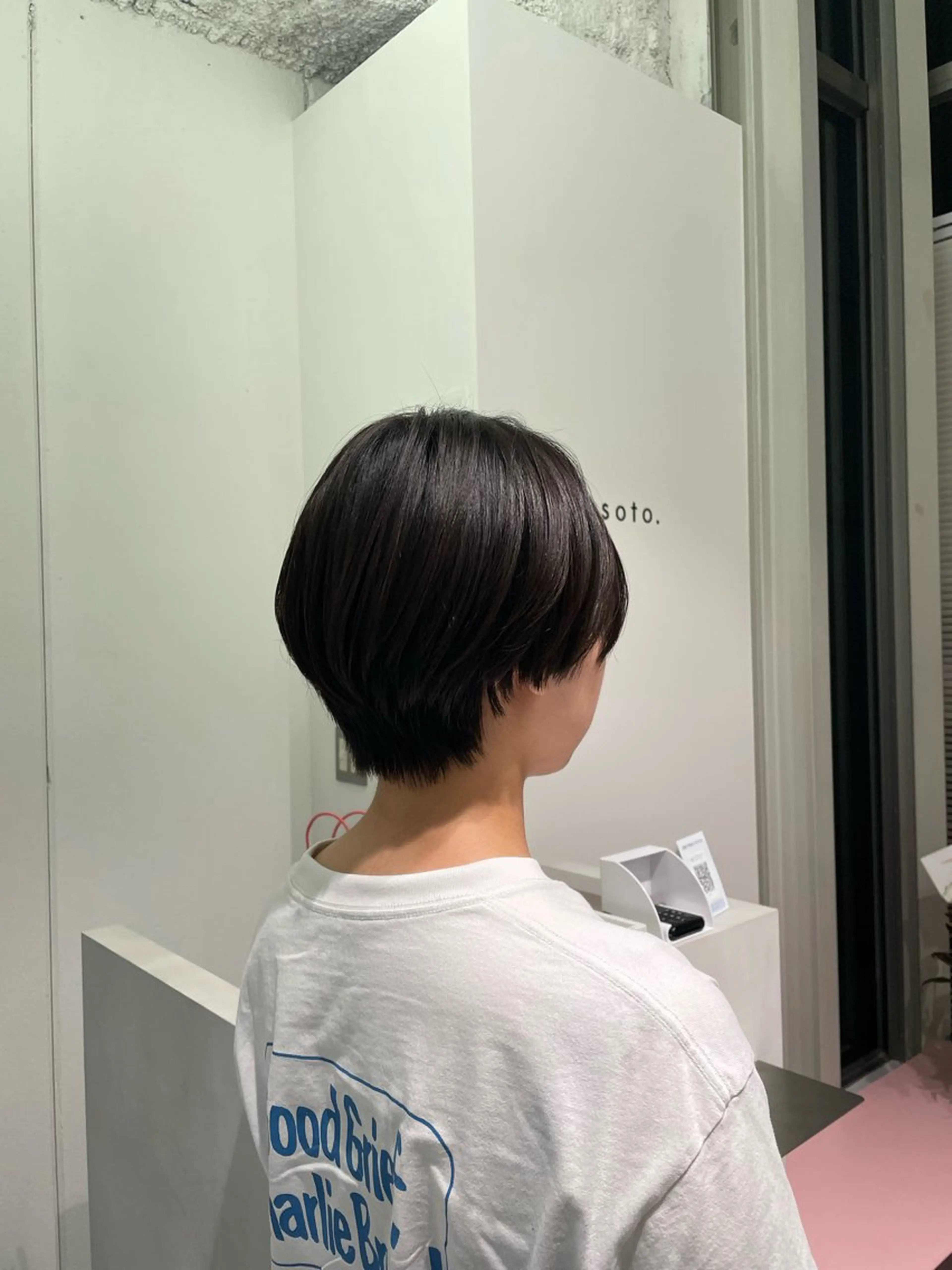 ショート ハンサムショート ショートヘア レイヤー♡ 石川優奈のヘアスタイル