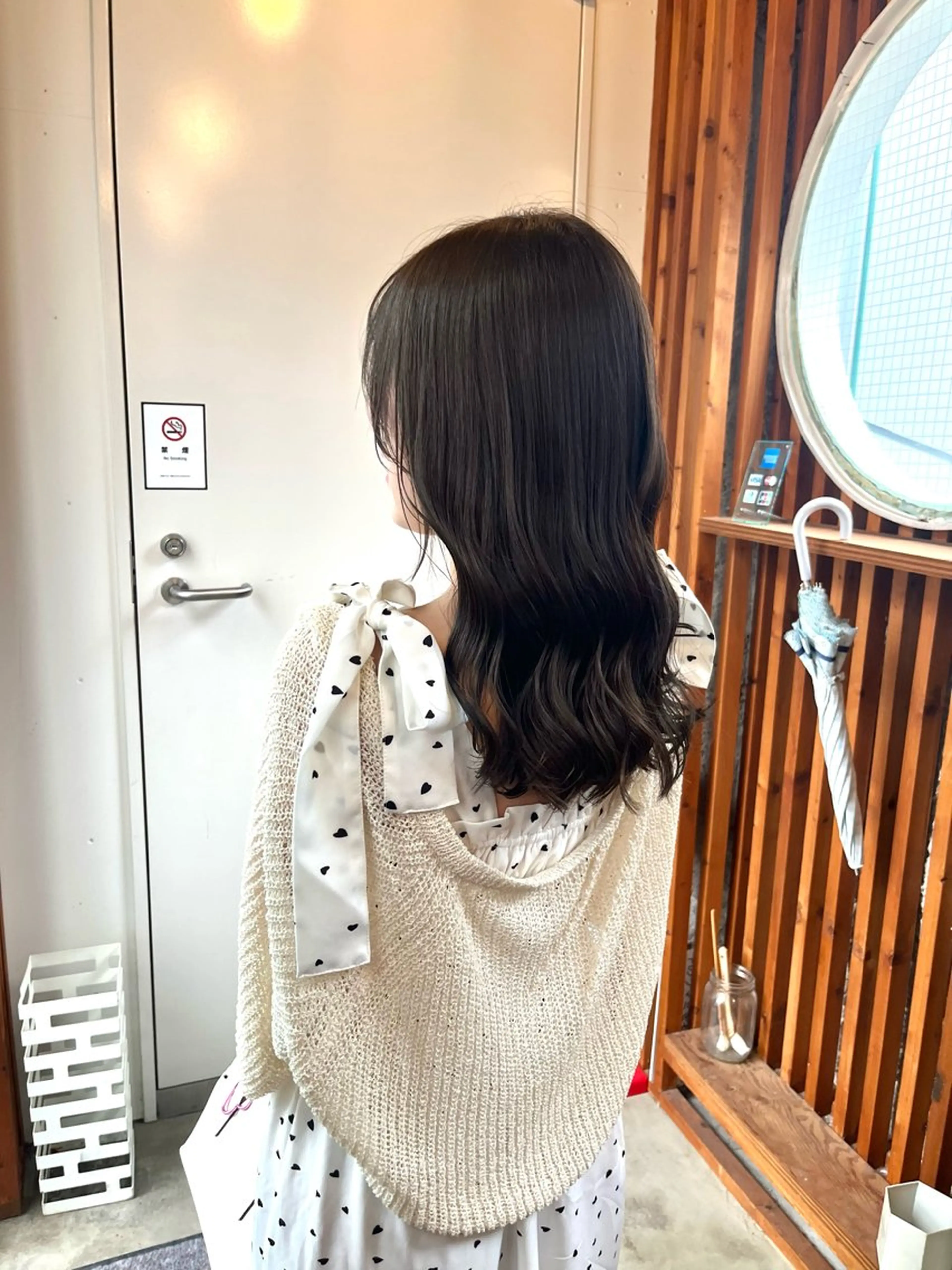 セミロング カラー カット ヘアカラー トリートメント SABO栄店所属・SABO /透明感カラー/美髪のヘアスタイル