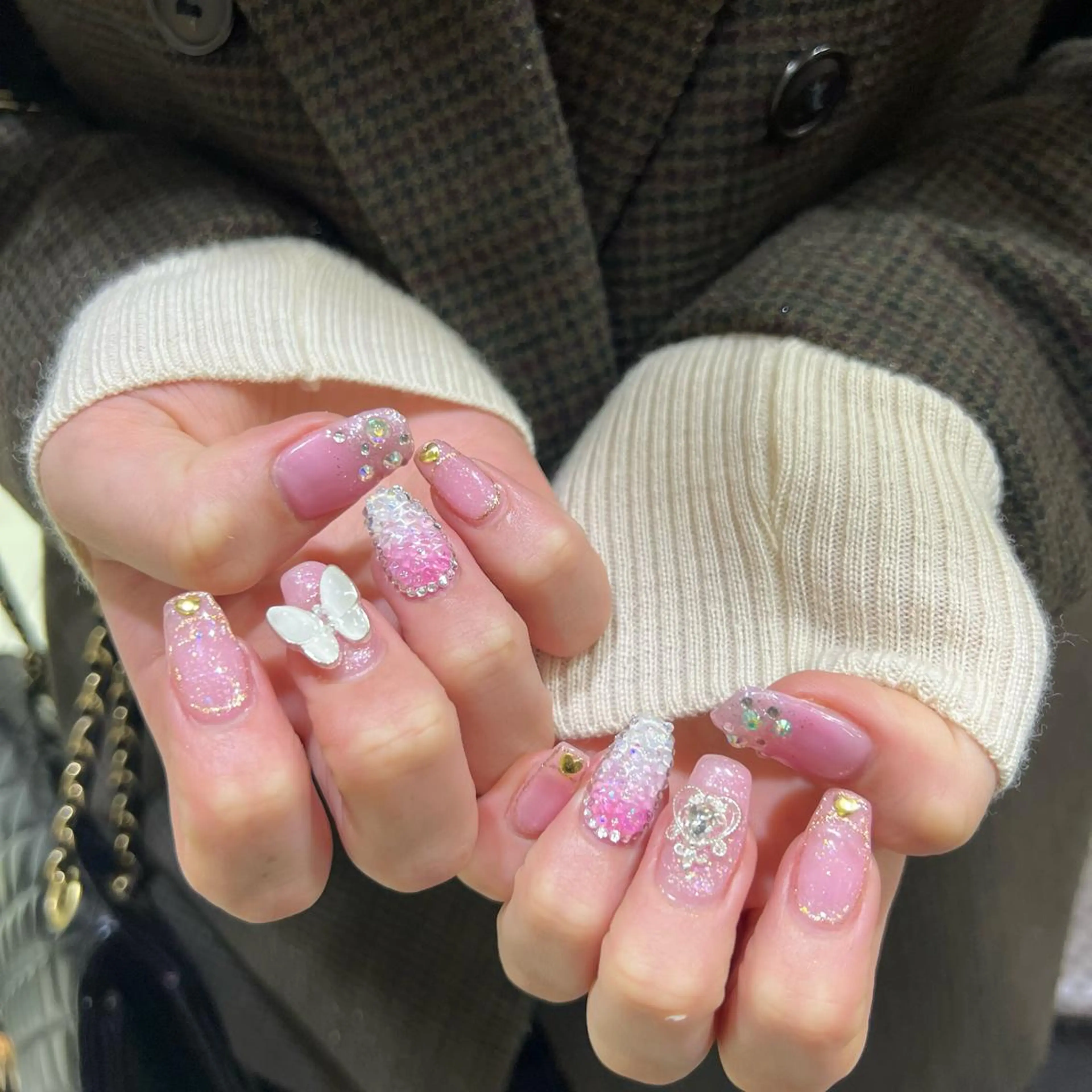 ネイル ハンドネイル 韓国🩶Y2Kネイル 💫くれはのネイルデザイン