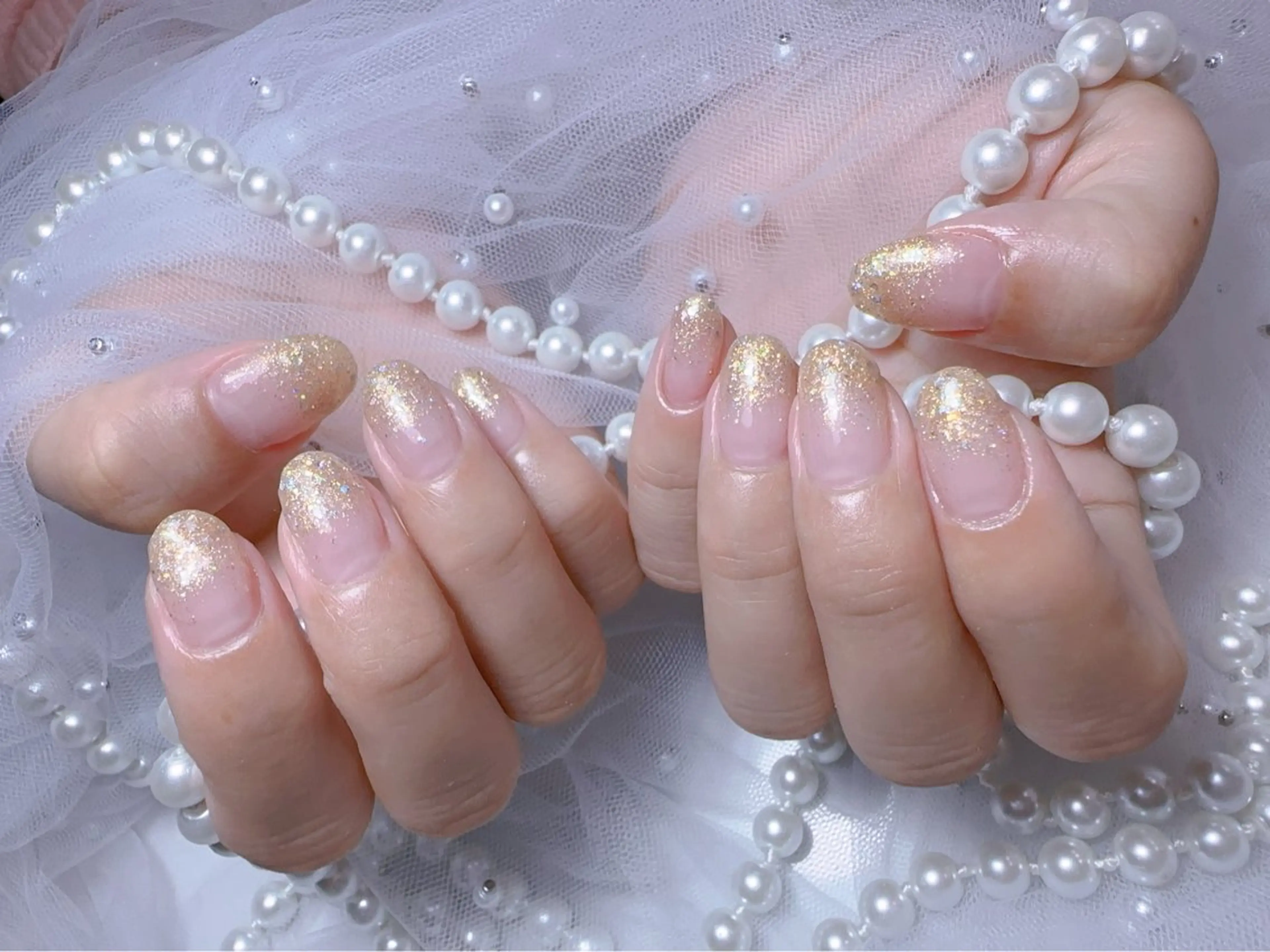 ネイル ラメ(グリッター) ラメグラデーション You&Me Miyuのネイルデザイン