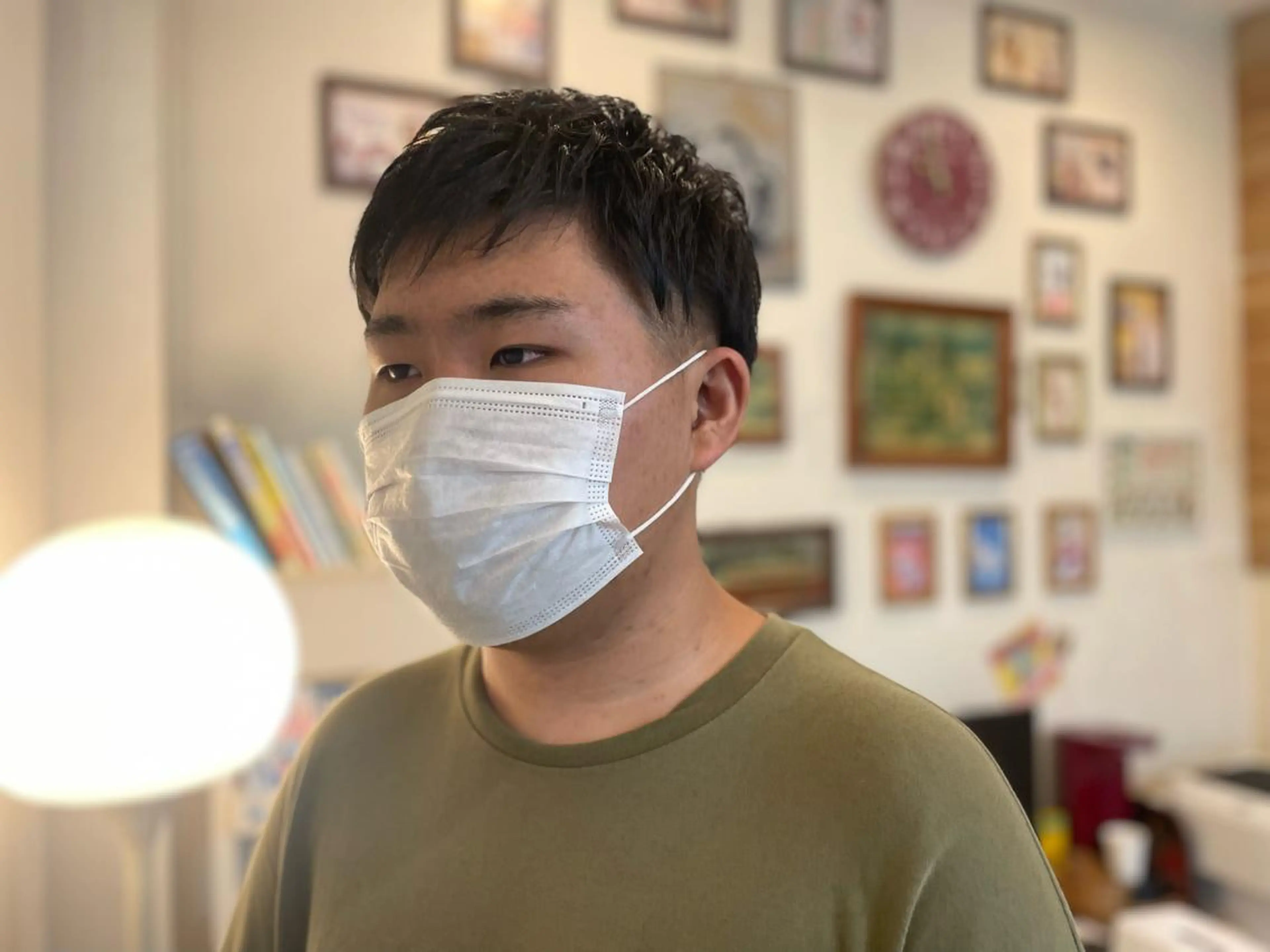 ショート メンズ ツーブロック 刈り上げ 山田 美翔のヘアスタイル