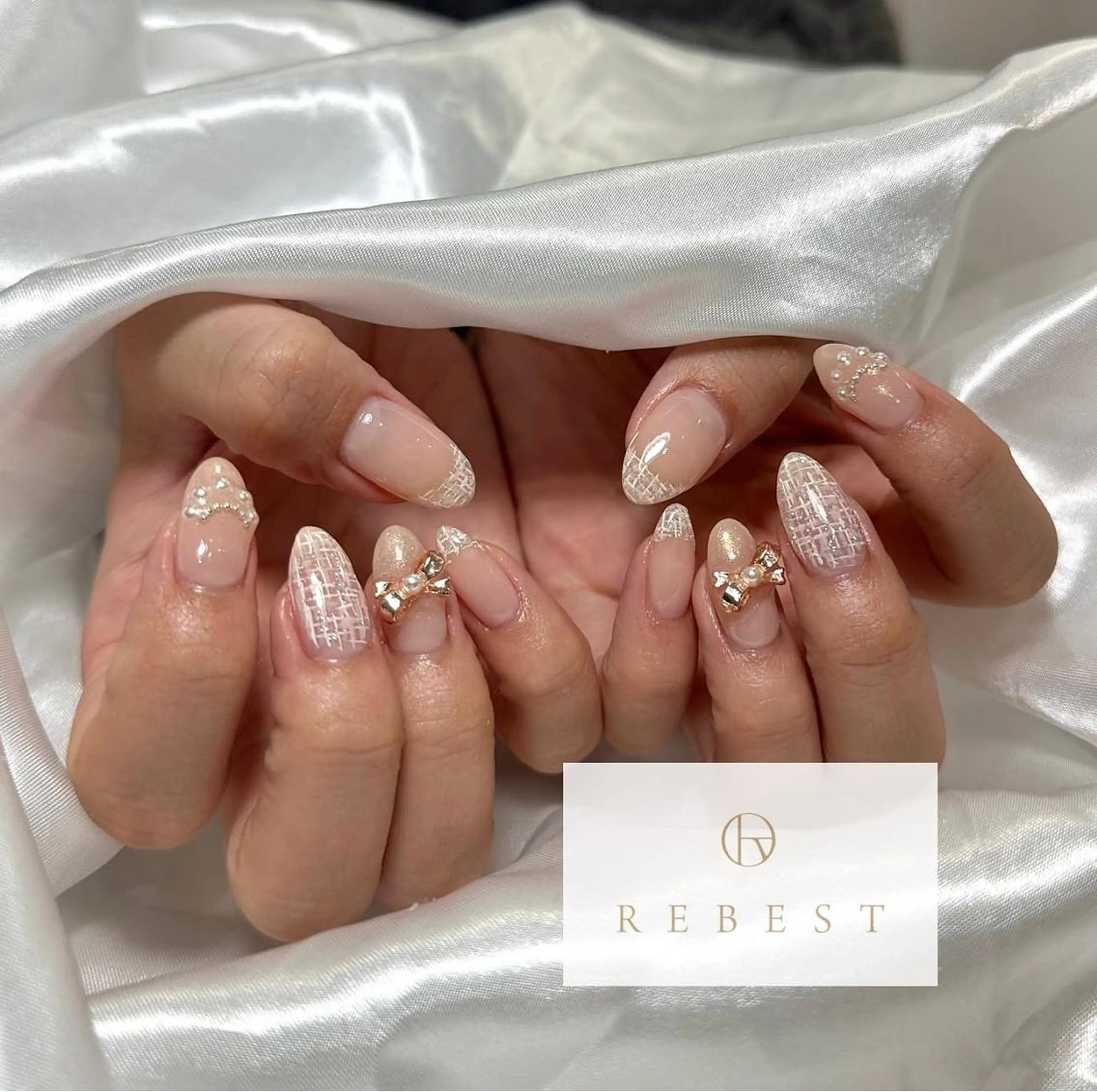 ネイル REBEST京橋 🦋Curumiのネイルデザイン