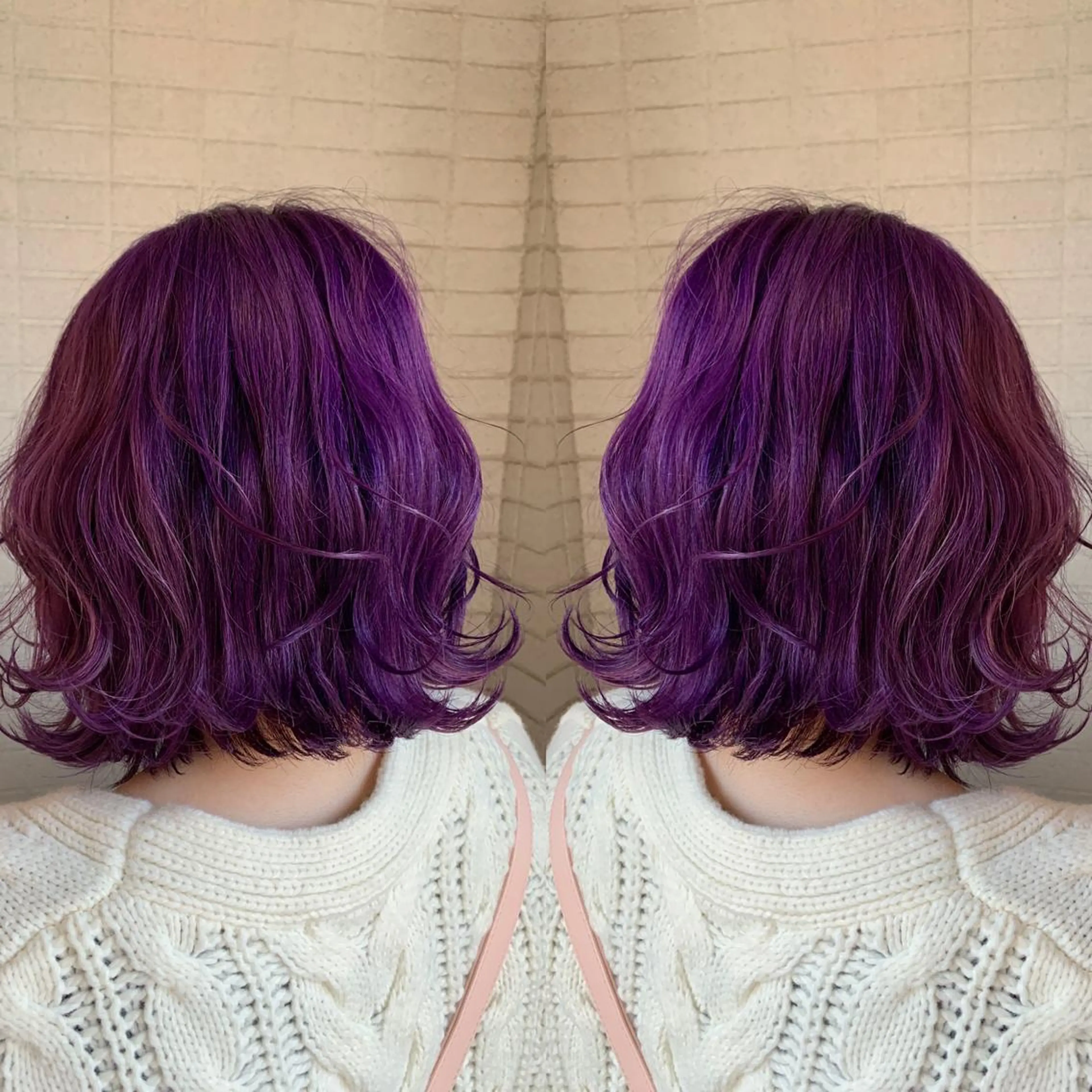 ミディアム カラー 広がり、まとまらない お悩み改善/ 中田のヘアスタイル