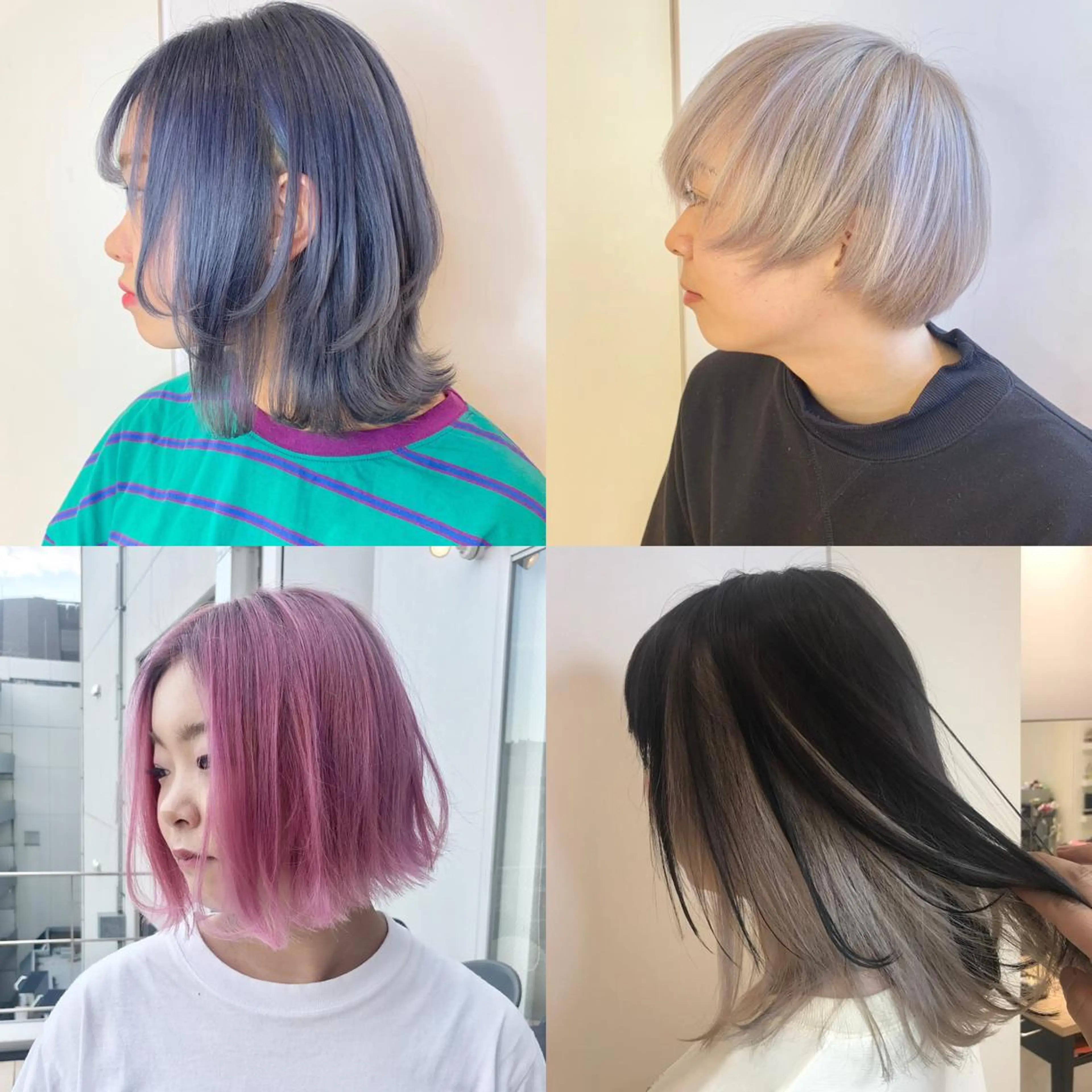 カラー ブリーチ ケアブリーチ カット ヘアカラー トリートメント Le'a渋谷所属・インナーエクステ渋谷 🦋KAJIのヘアスタイル
