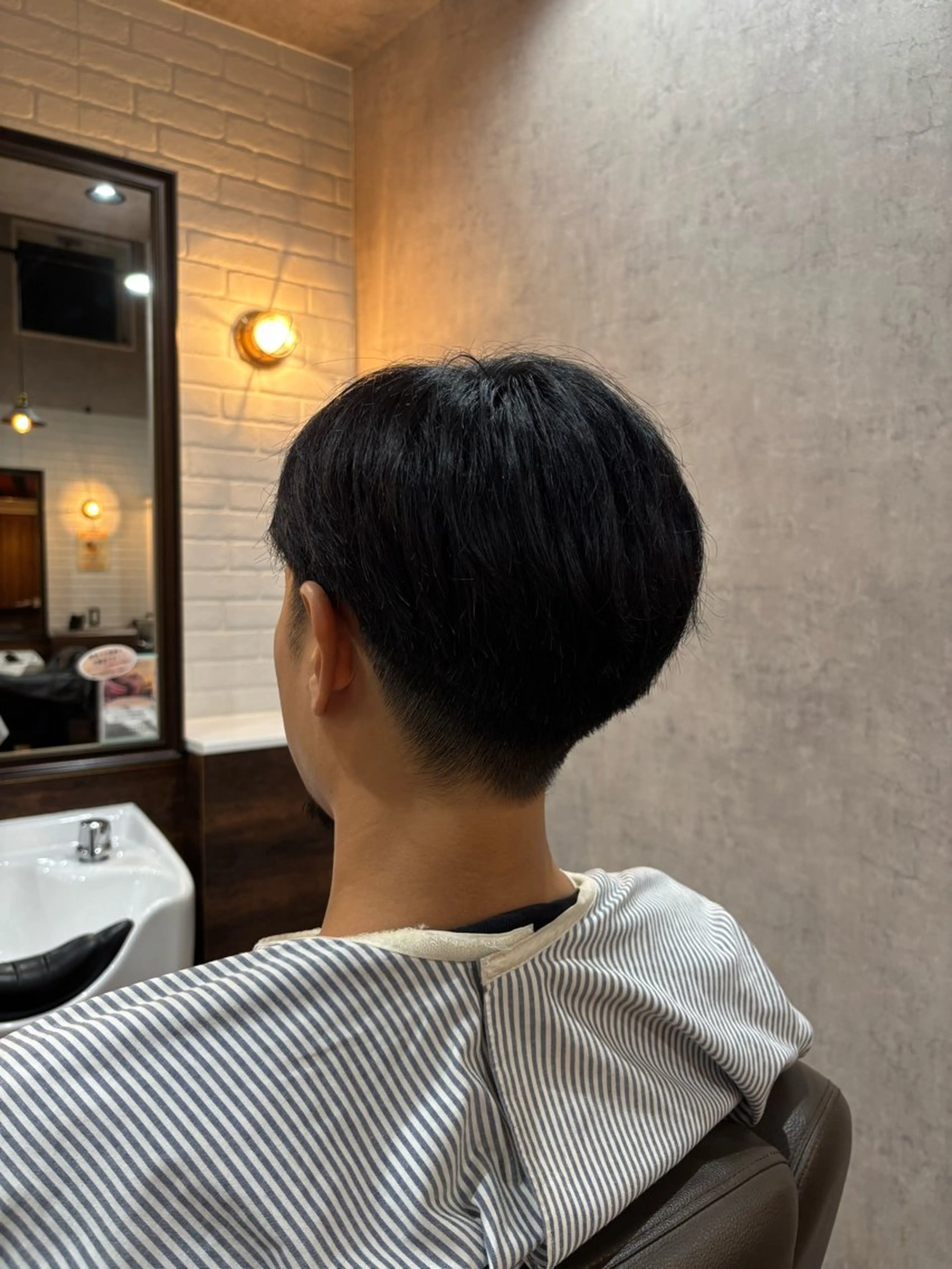 ショート メンズ 上田 美羽のヘアスタイル